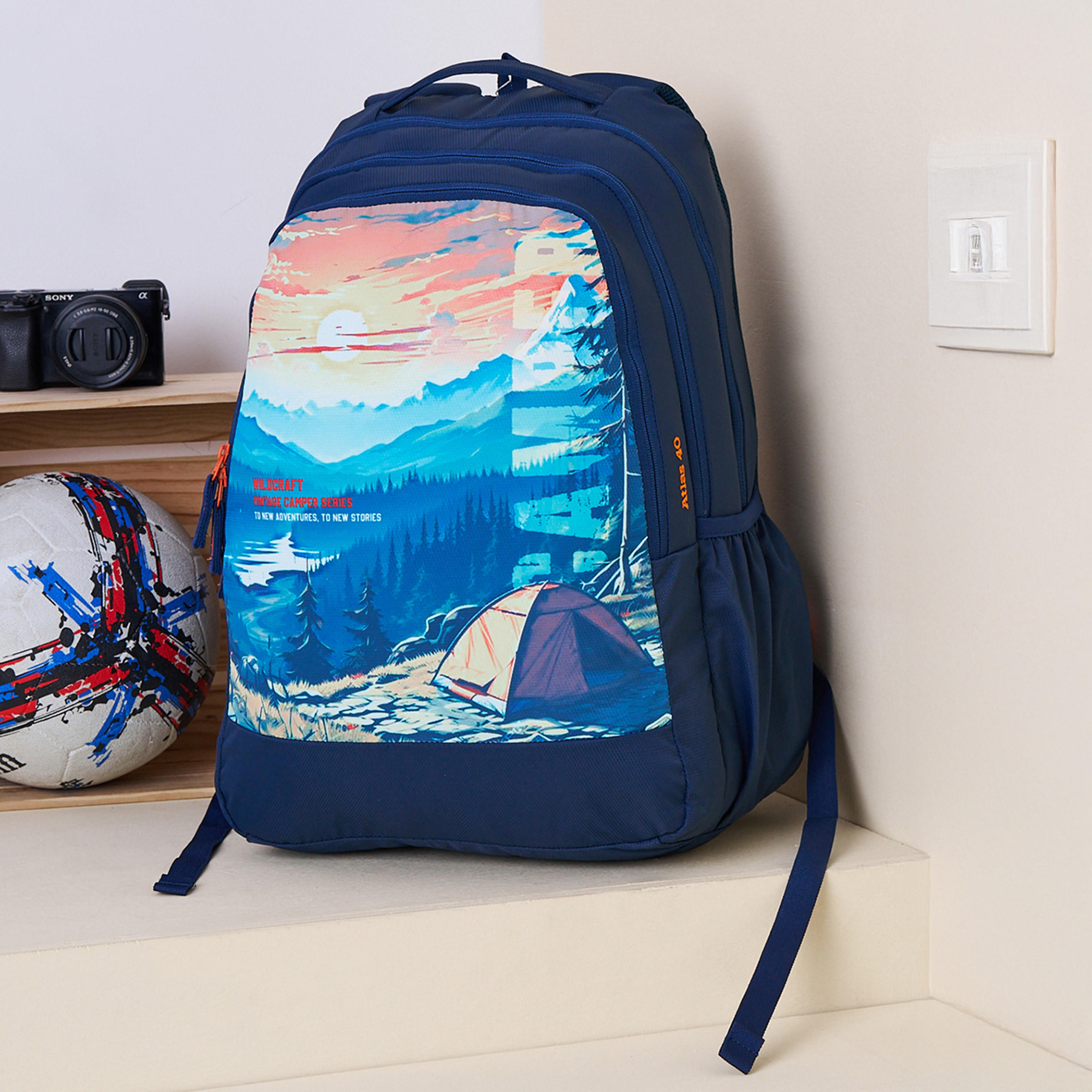 Wildcraft Graphic Print School Backpack with Adjustable Shoulder Straps - 21x34x48 cms-school-bagsandbackpacks-backpacks-image-12