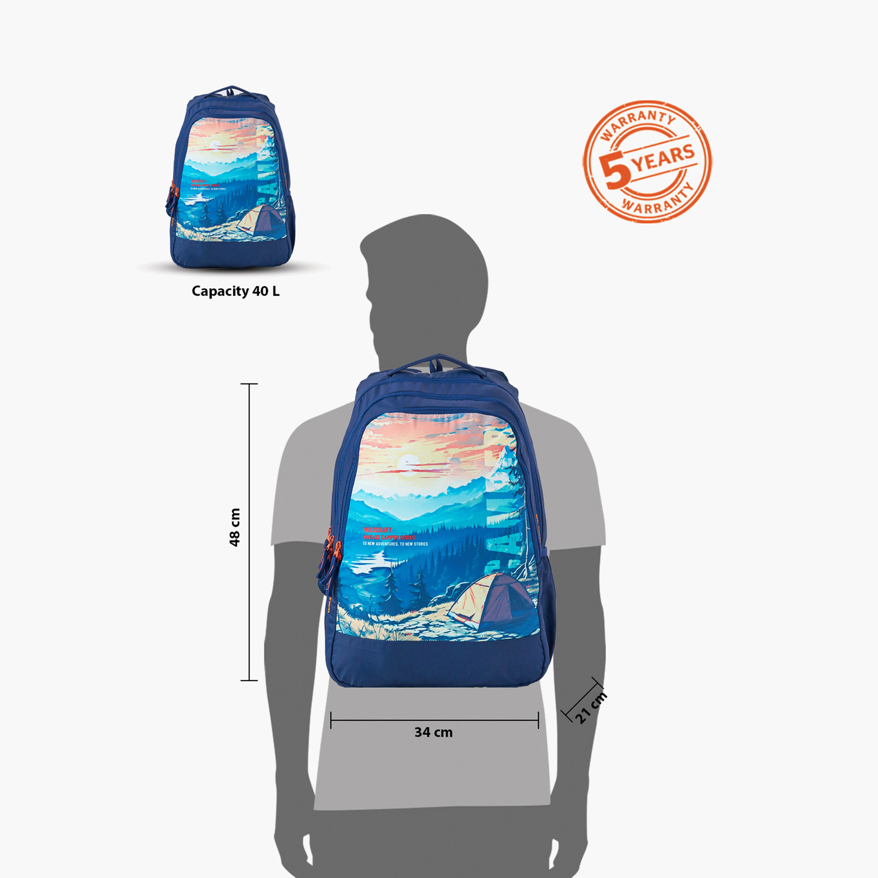 Wildcraft Graphic Print School Backpack with Adjustable Shoulder Straps - 21x34x48 cms-school-bagsandbackpacks-backpacks-image-13