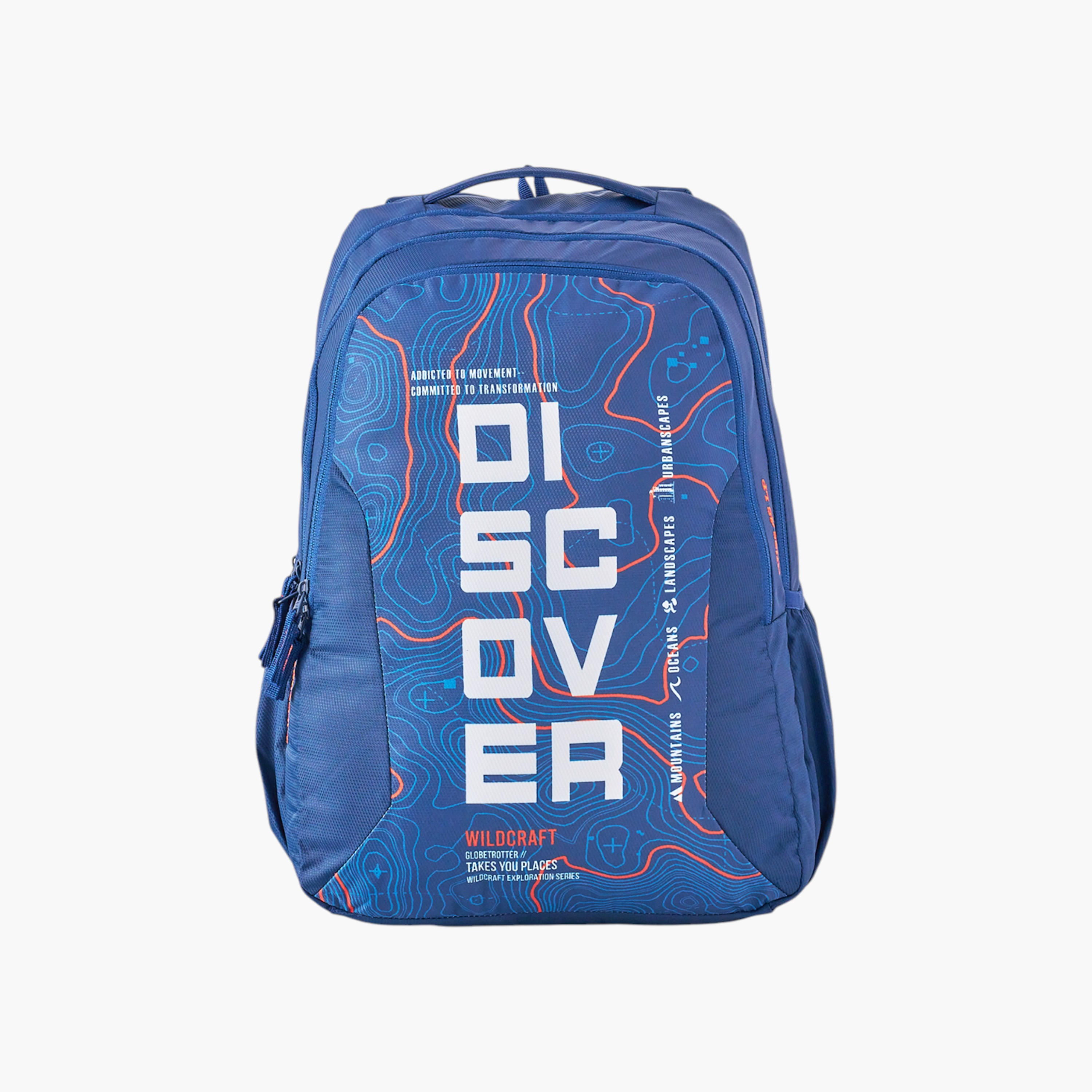 شنطة ظهر أطلس 45 للأطفال من 8 إلى 13 سنة مع جيب للابتوب من وايلدكرافت-school-bagsandbackpacks-backpacks-image-1