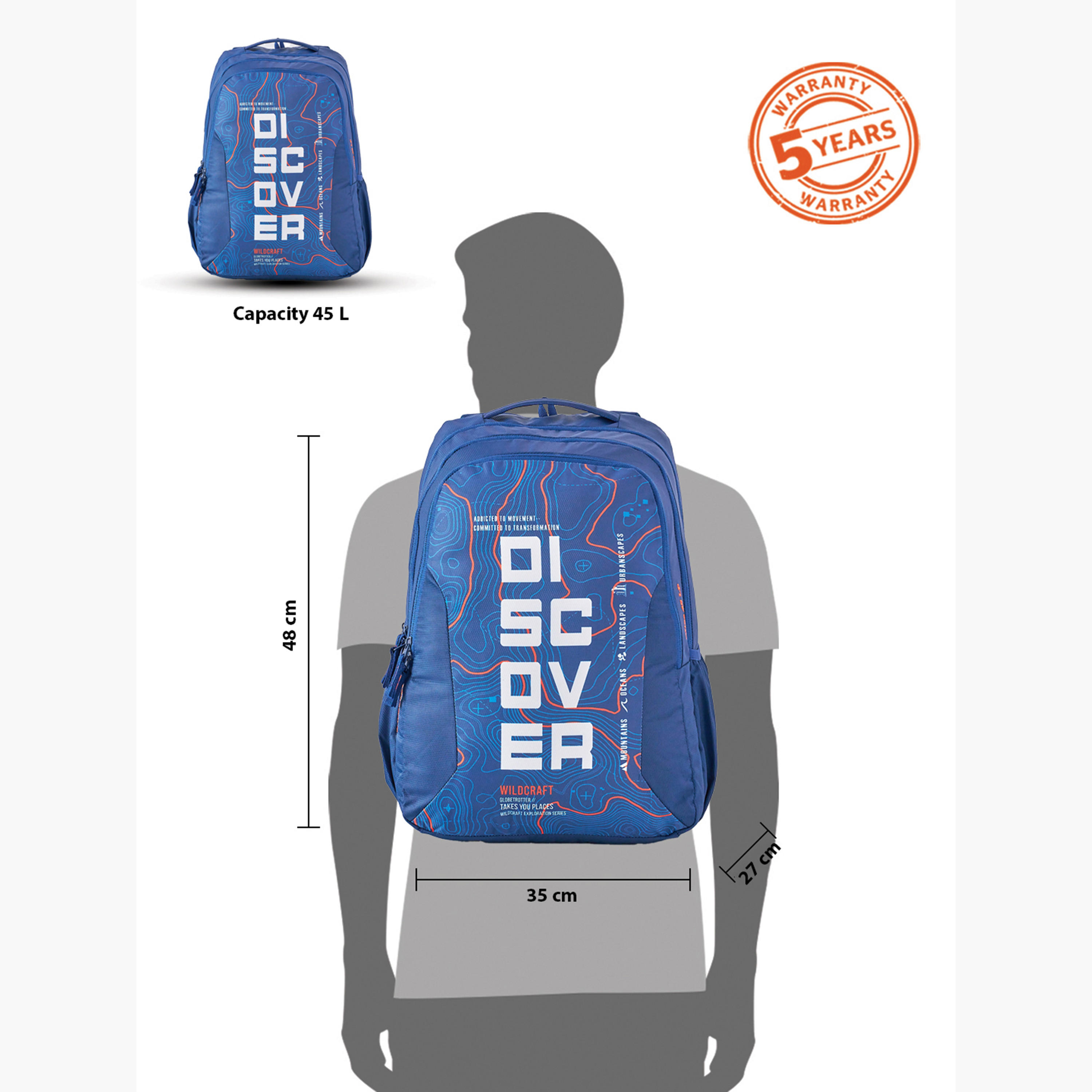 Wildcraft Atlas 45 Backpack for Kids 8-13 Years with Laptop Sleeve-school-bagsandbackpacks-backpacks-image-13