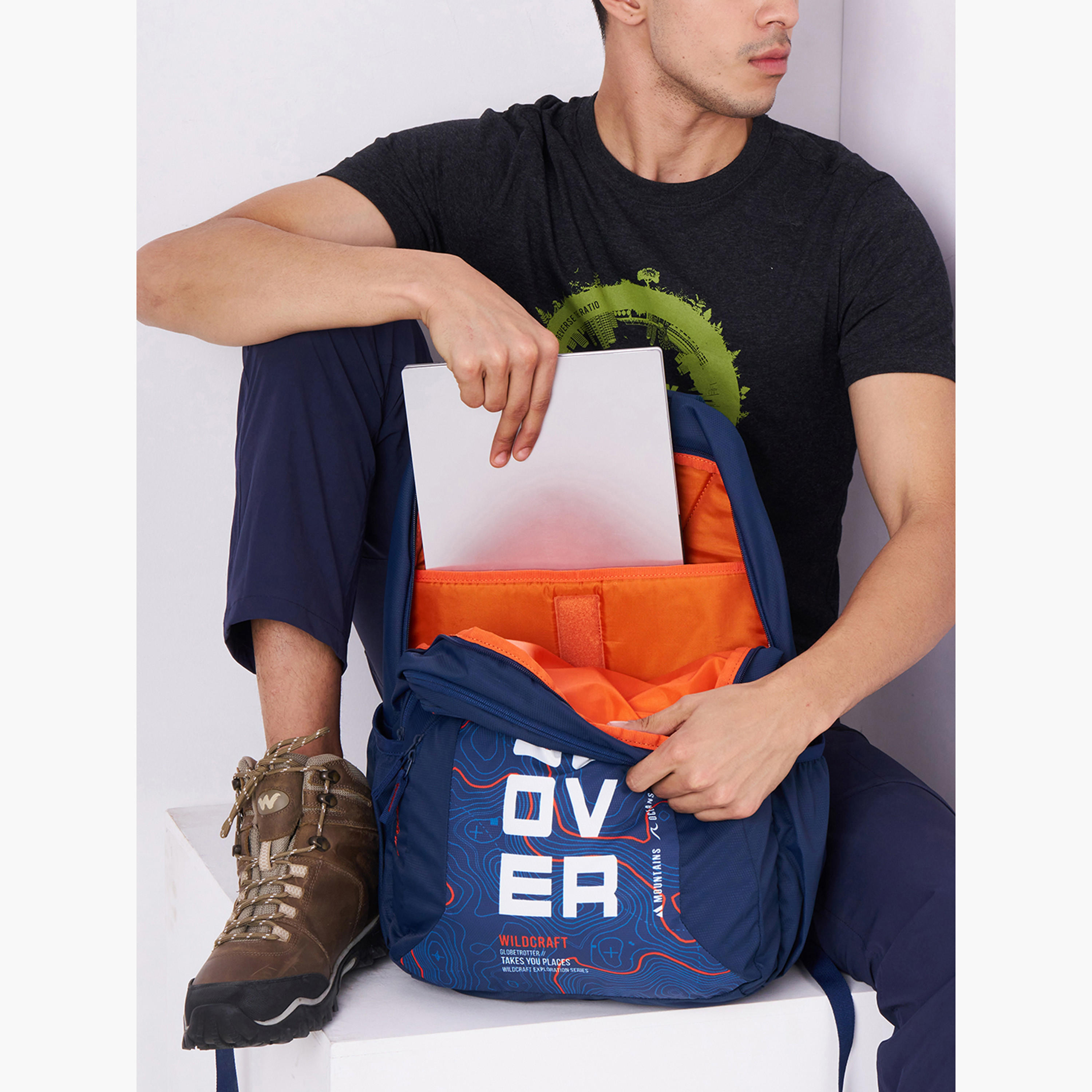 شنطة ظهر أطلس 45 للأطفال من 8 إلى 13 سنة مع جيب للابتوب من وايلدكرافت-school-bagsandbackpacks-backpacks-image-4