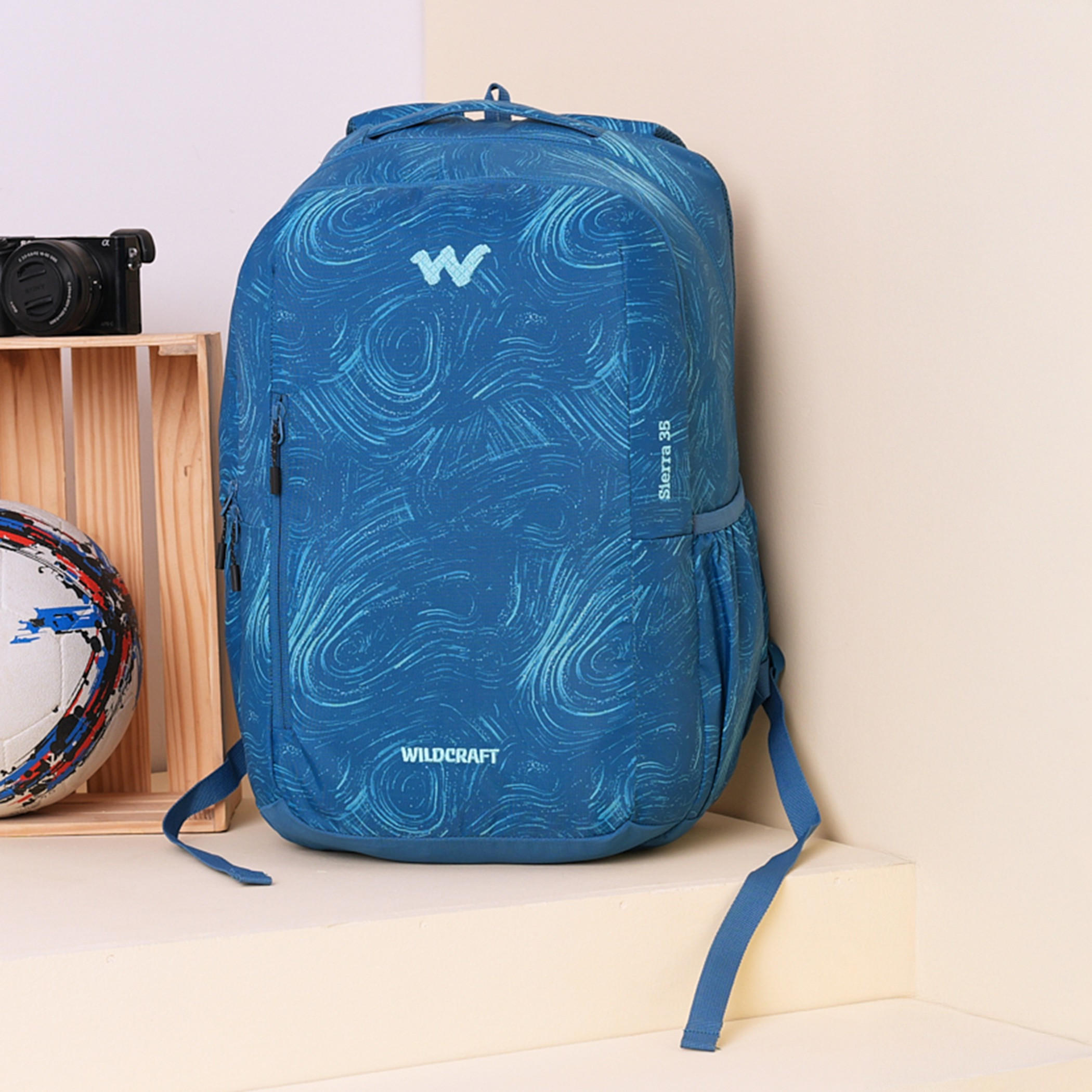 شنطة ظهر بطبعات بحمالات كتف قابلة للتعديل من وايلدكرافت - 22×30×46 سم-school-bagsandbackpacks-backpacks-image-11