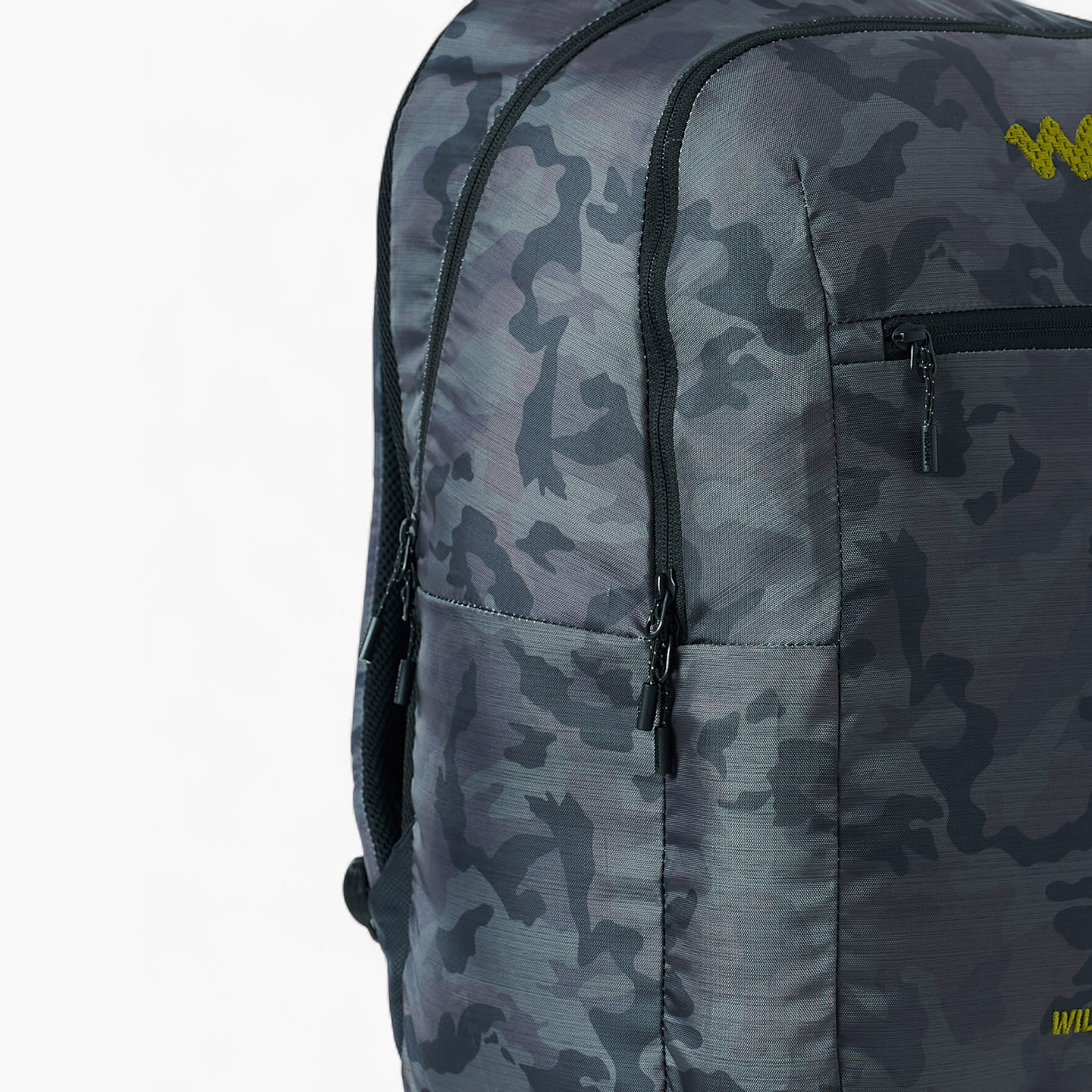Wildcraft Camouflage Print Backpack with Adjustable Shoulder Straps - 24x32x47 cm-school-bagsandbackpacks-backpacks-image-8