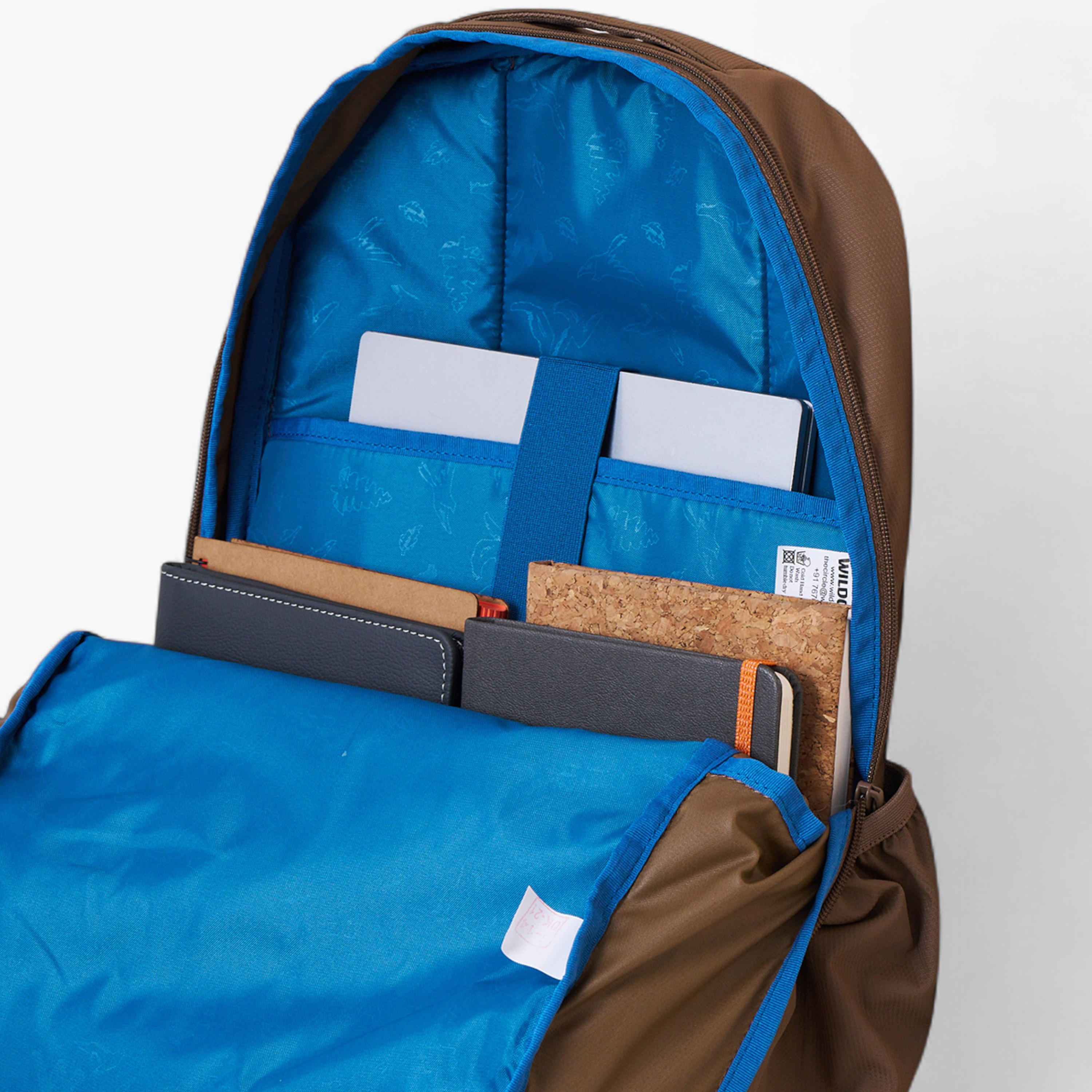 شنطة ظهر مدرسية سادة بحمالات كتف قابلة للتعديل من وايلد كرافت ويكي - 25x33x48 سم-school-bagsandbackpacks-backpacks-image-11