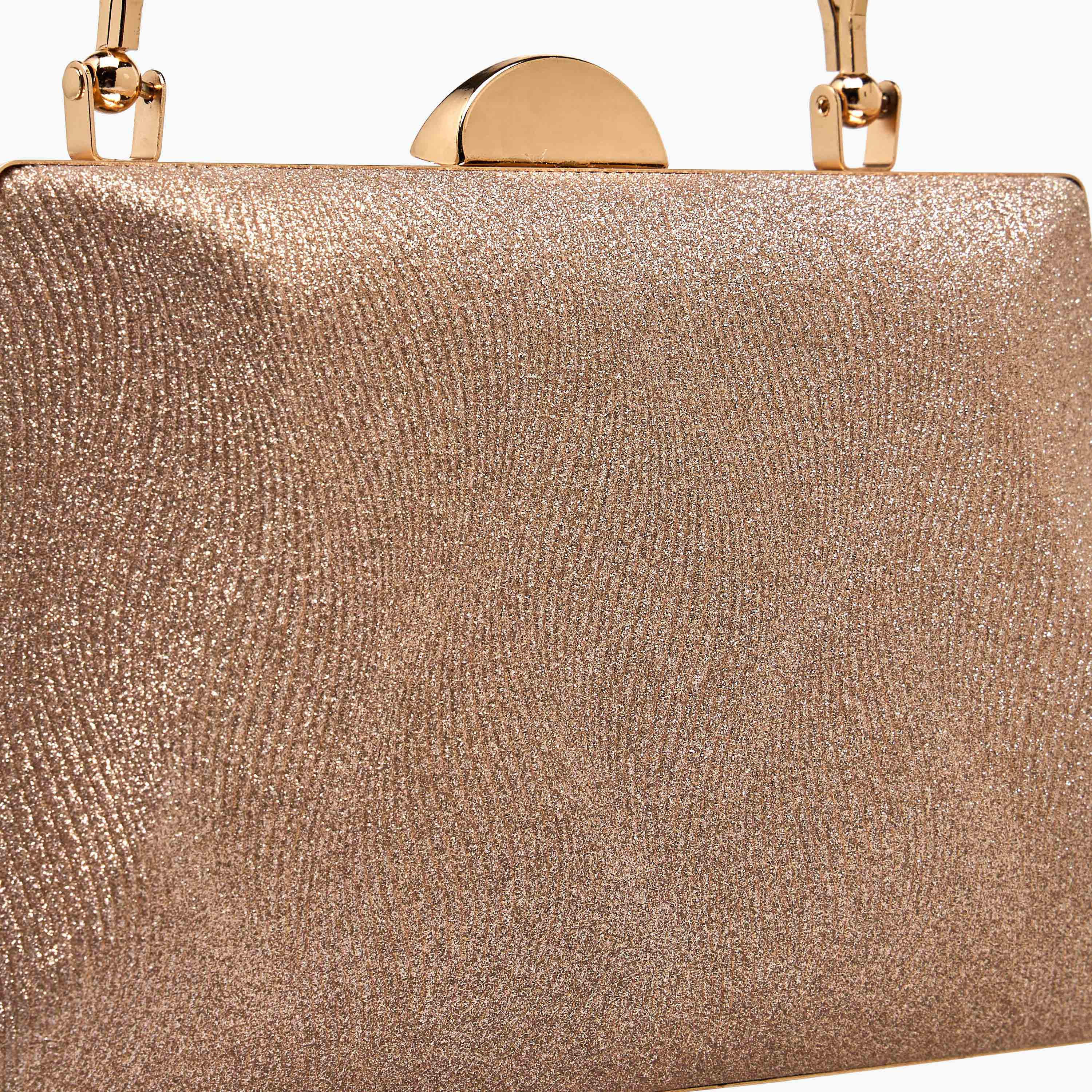 شنطة كلاتش بزينة جليتر وحزام سلسلة من ساشا-women-bagsandwallets-handbags-image-5