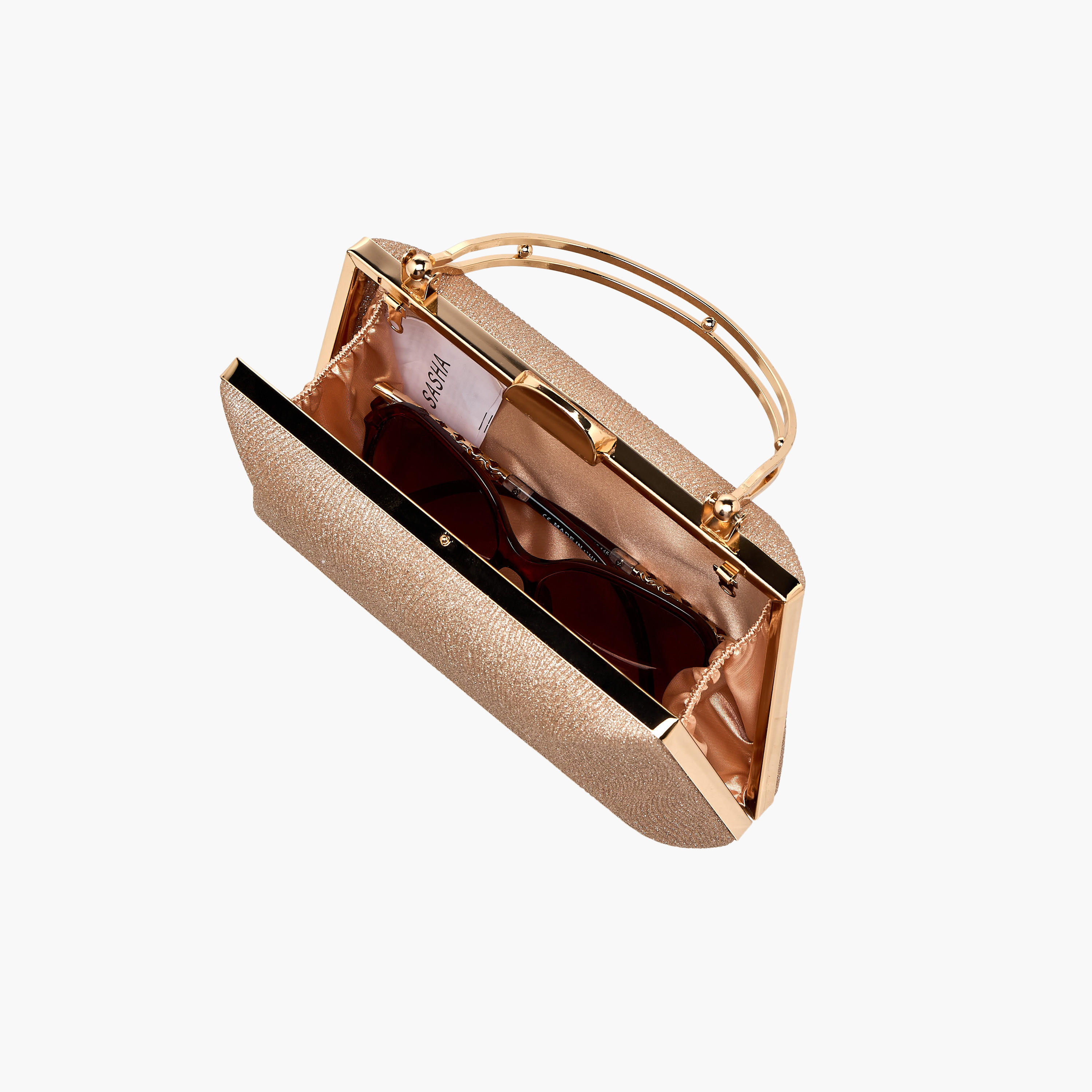 شنطة كلاتش بزينة جليتر وحزام سلسلة من ساشا-women-bagsandwallets-handbags-image-8