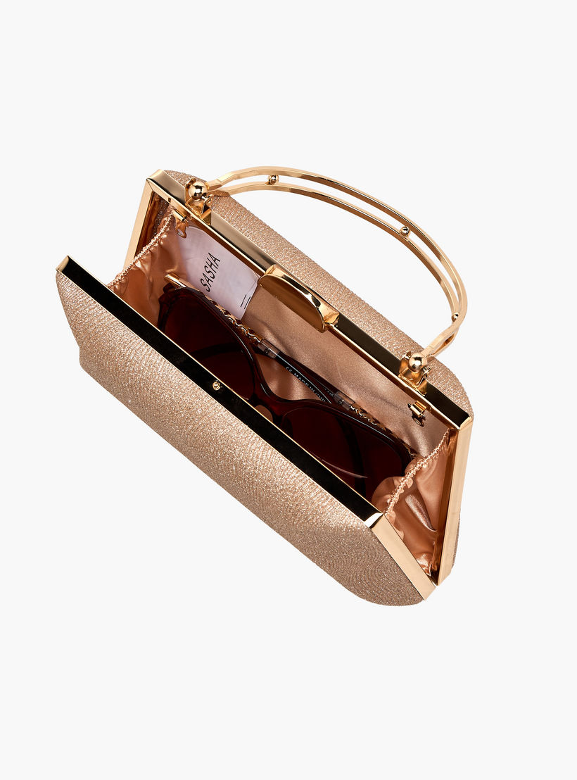 شنطة كلاتش بزينة جليتر وحزام سلسلة من ساشا-women-bagsandwallets-handbags-image-8