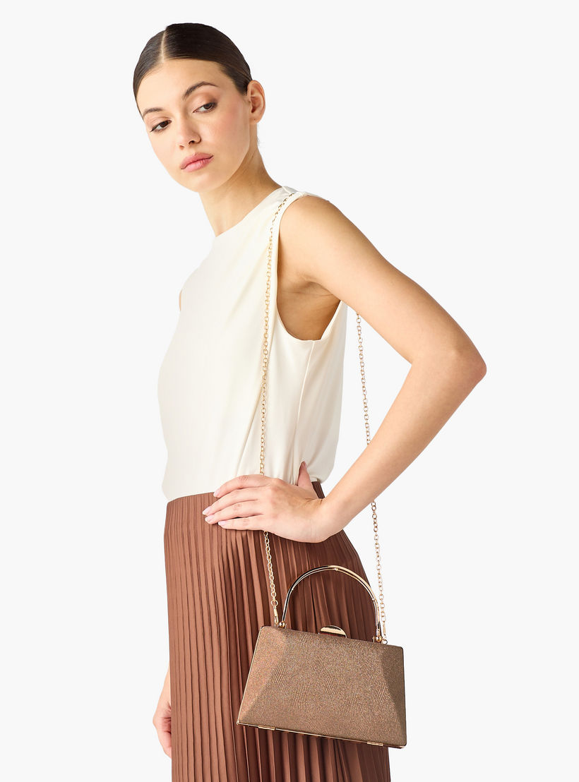 شنطة كلاتش بزينة جليتر وحزام سلسلة من ساشا-women-bagsandwallets-handbags-image-9