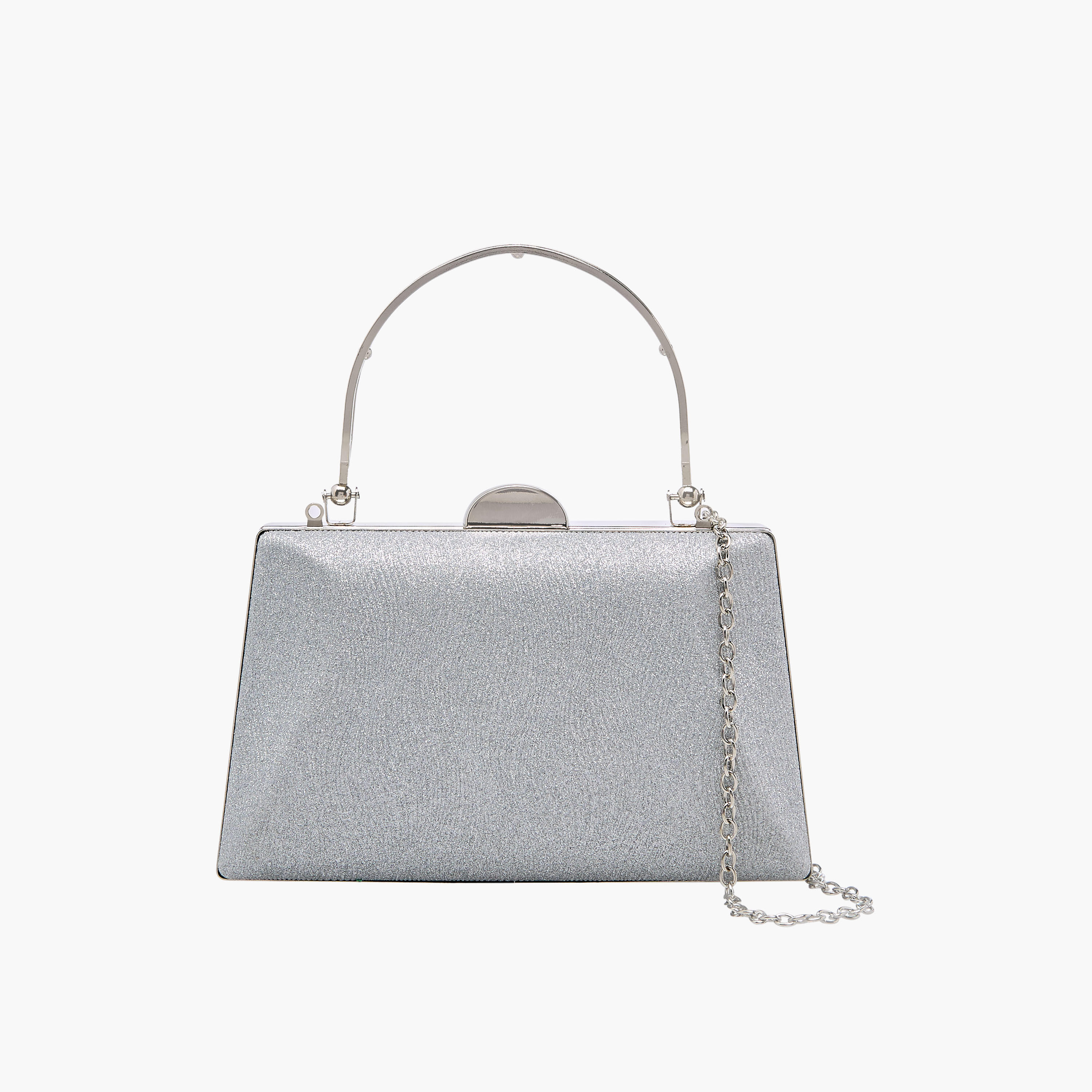 شنطة كلاتش بارزة الملمس بحزام سلسلة قابل للفصل من ساشا-women-bagsandwallets-handbags-image-1
