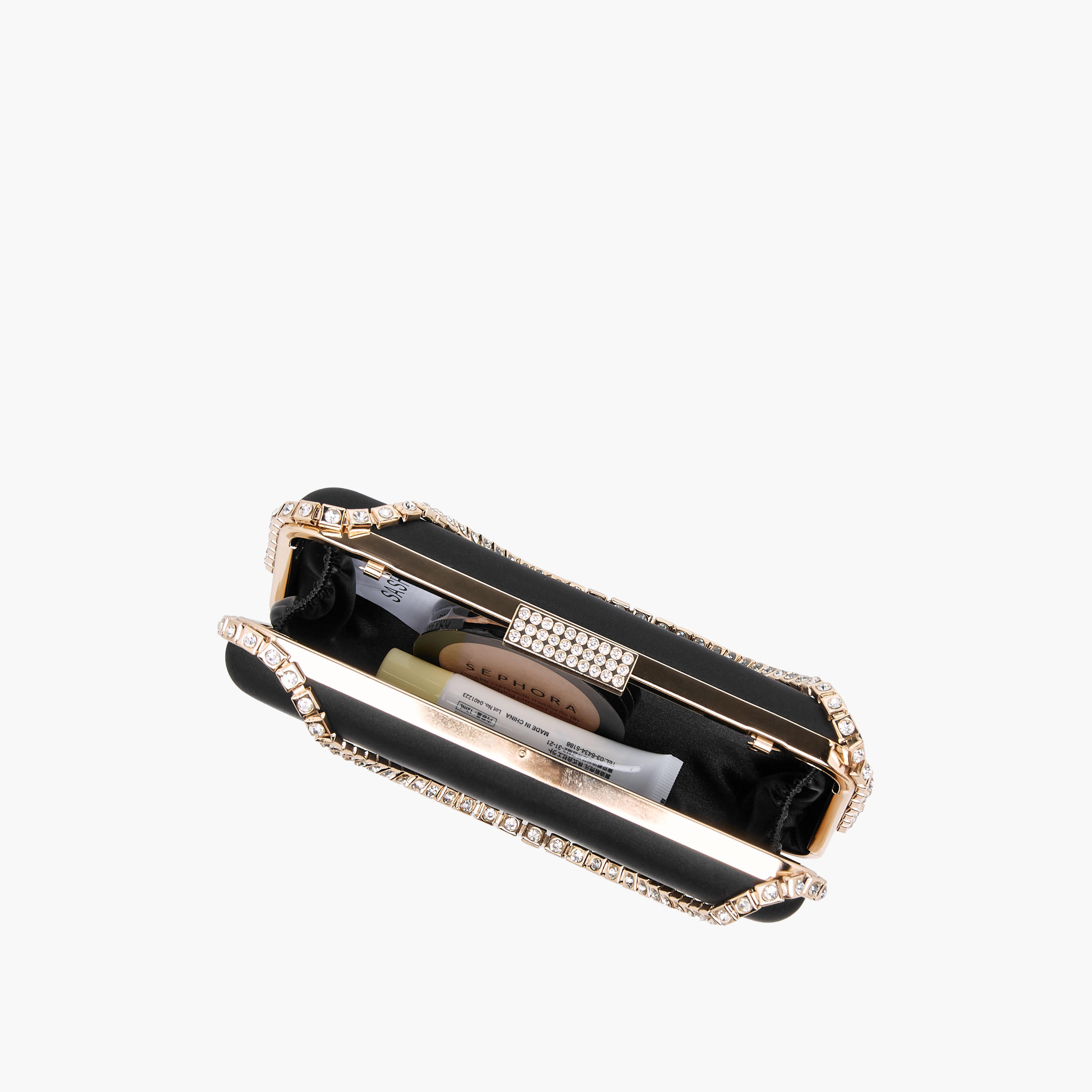 شنطة كلاتش بارزة الملمس بحزام سلسلة قابل للفصل من ساشا-women-bagsandwallets-handbags-image-9