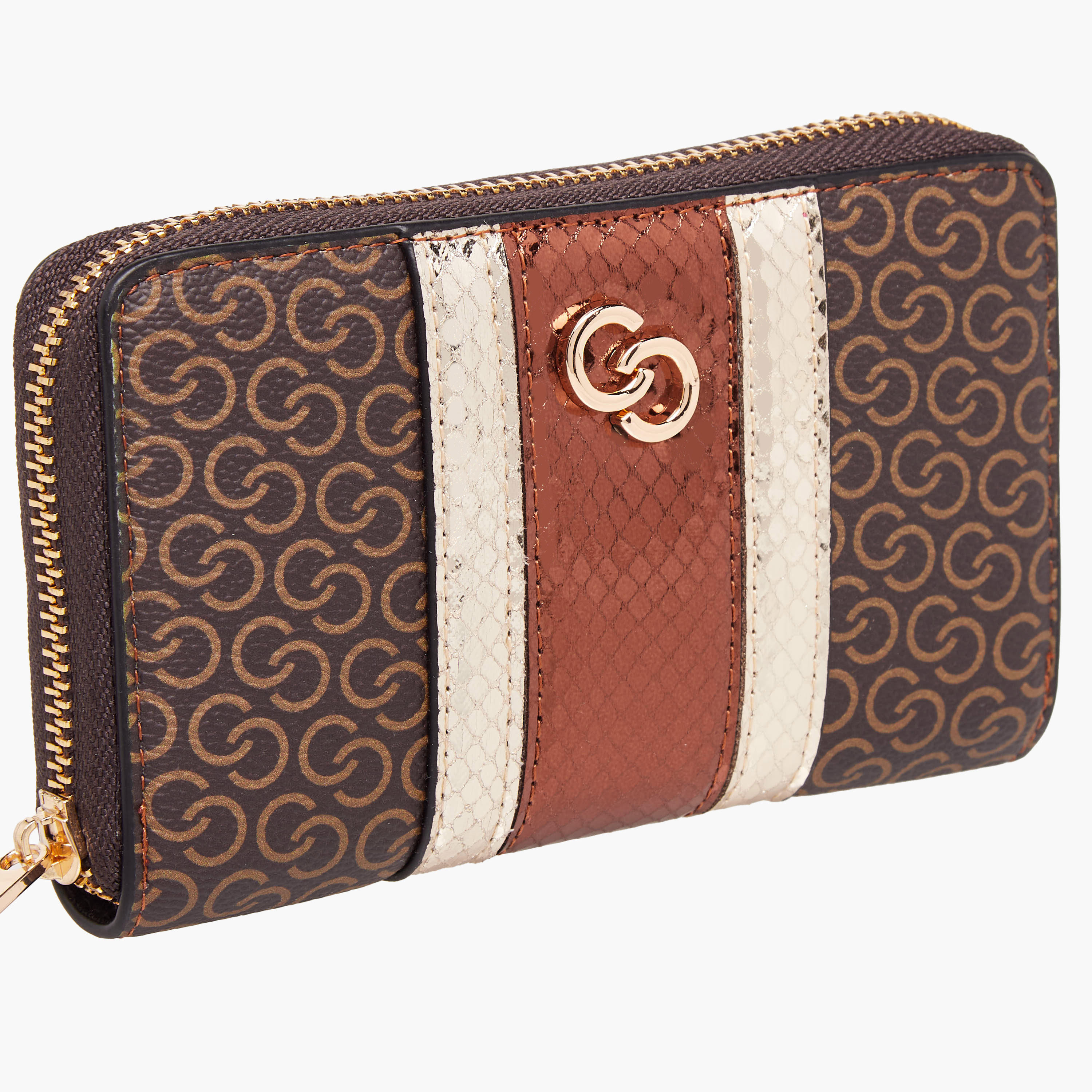 محفظة بسحاب وطبعات مونوجرام من سيليست-women-bagsandwallets-handbags-image-3