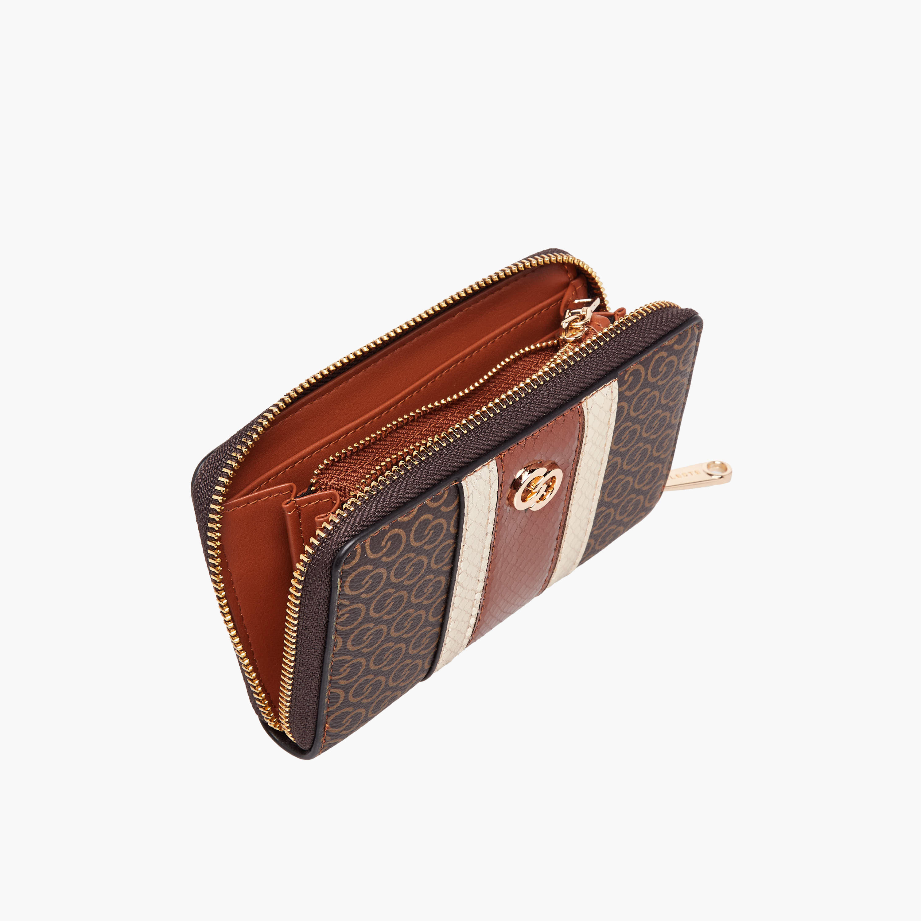 محفظة بسحاب وطبعات مونوجرام من سيليست-women-bagsandwallets-handbags-image-5