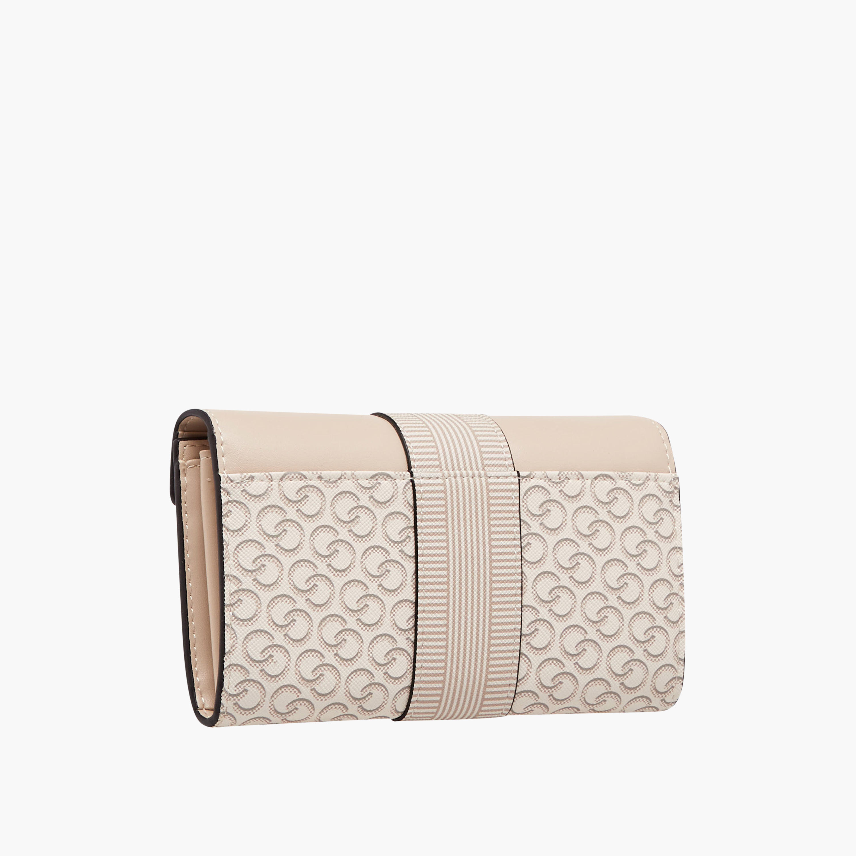 محفظة بطبعات مونوجرام وزر إغلاق من سيليست-women-bagsandwallets-handbags-image-2