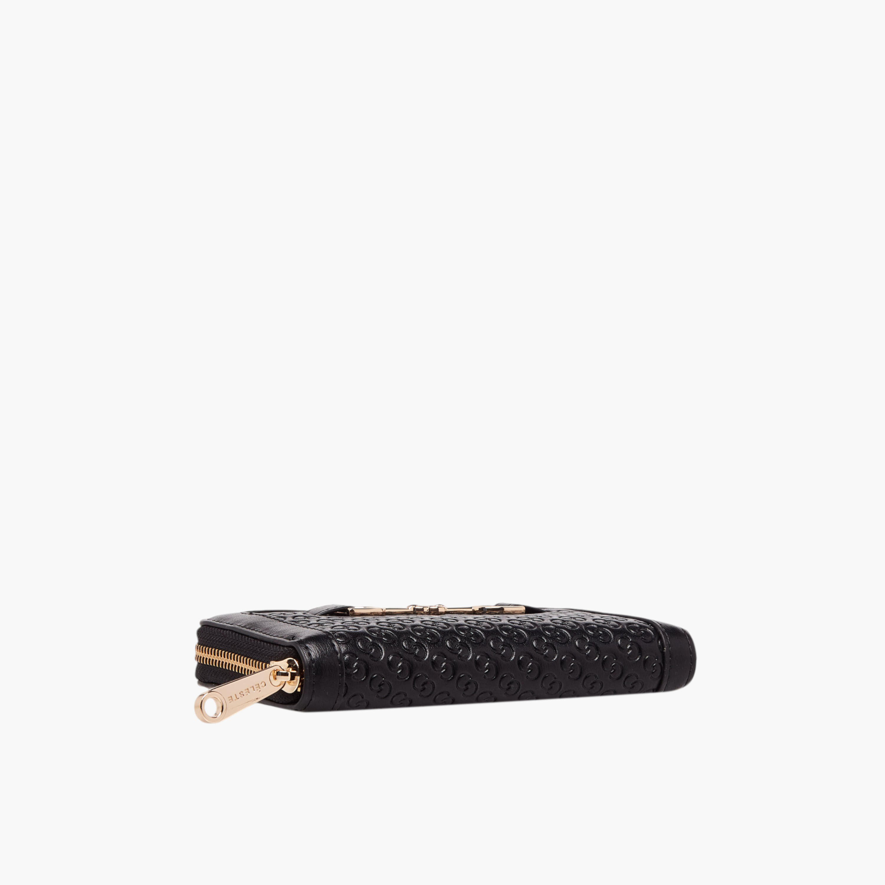 Celeste Monogram Embossed Zip-Around Wallet-women-bagsandwallets-wallets-image-4