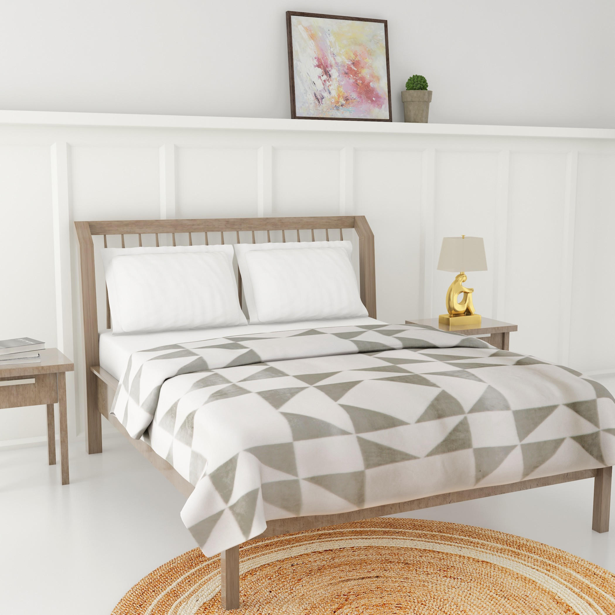 Luxury Soft Plush Flannel Blanket - 150x200 cms-household-cushionsandthrows-throwsandblankets-blankets-image-2