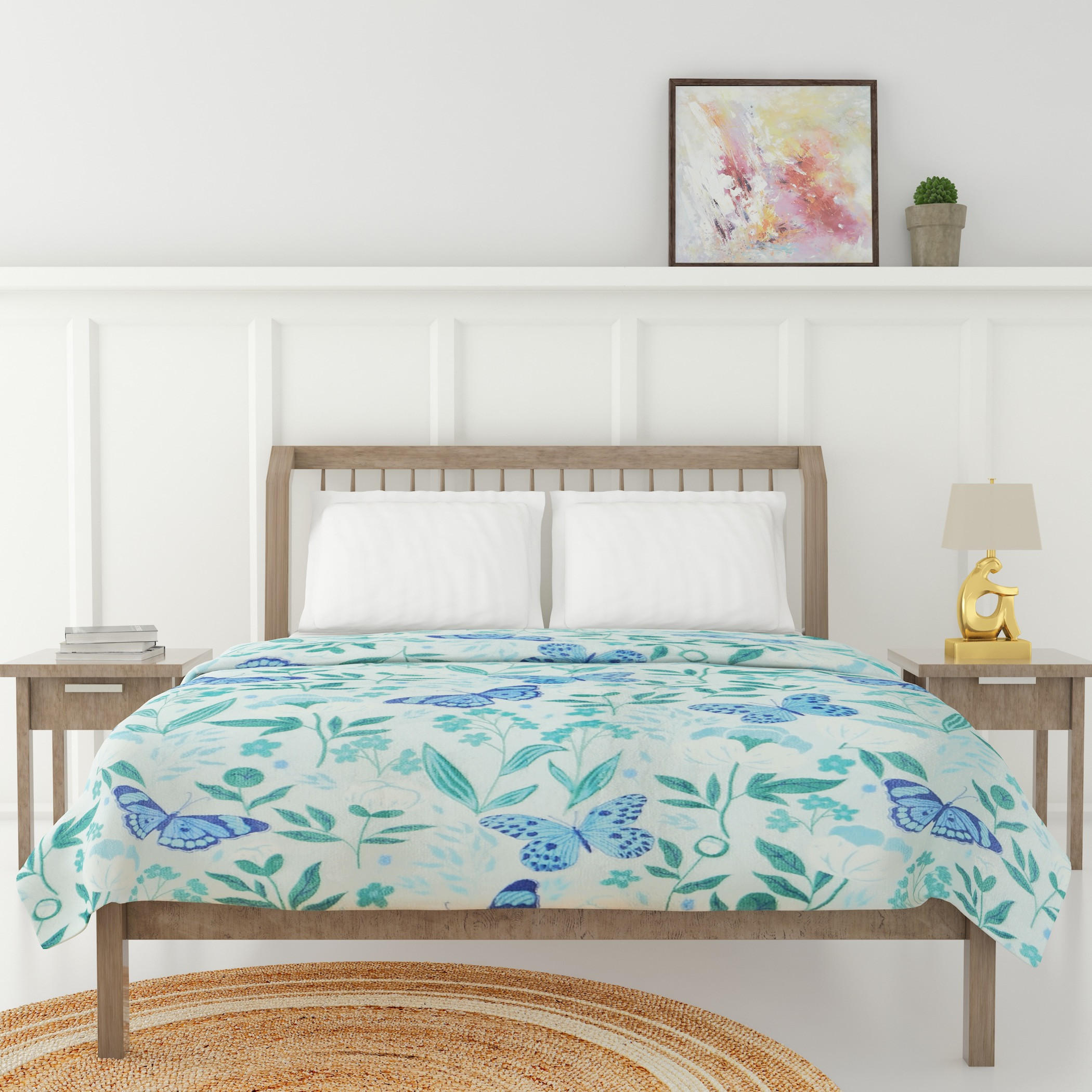 بطانية فلانيل مخملية ناعمة من لكجيري - 150x200 سم-household-cushionsandthrows-throwsandblankets-blankets-image-1