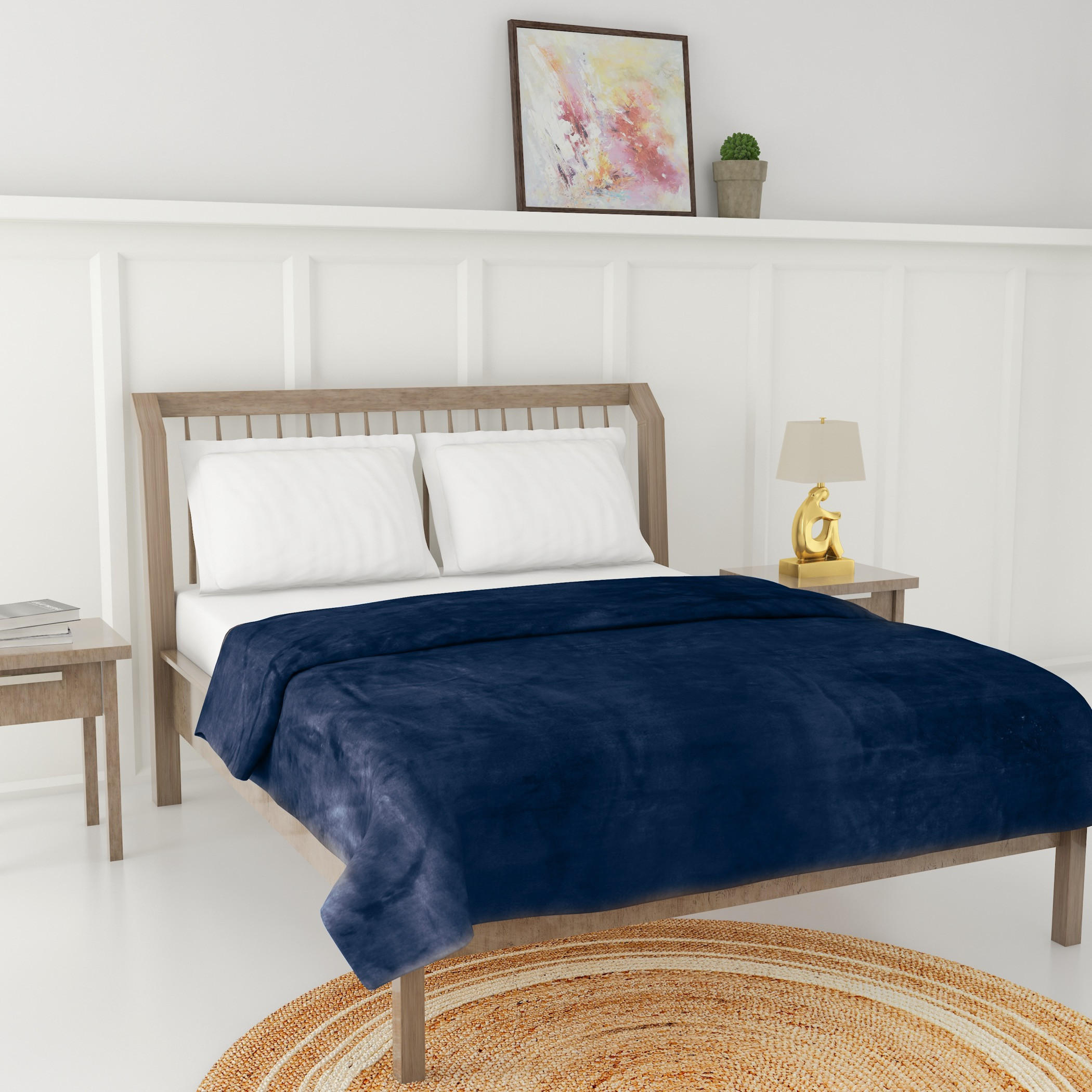 Luxury Soft Plush Flannel Blanket - 150x200 cms-household-cushionsandthrows-throwsandblankets-blankets-image-2