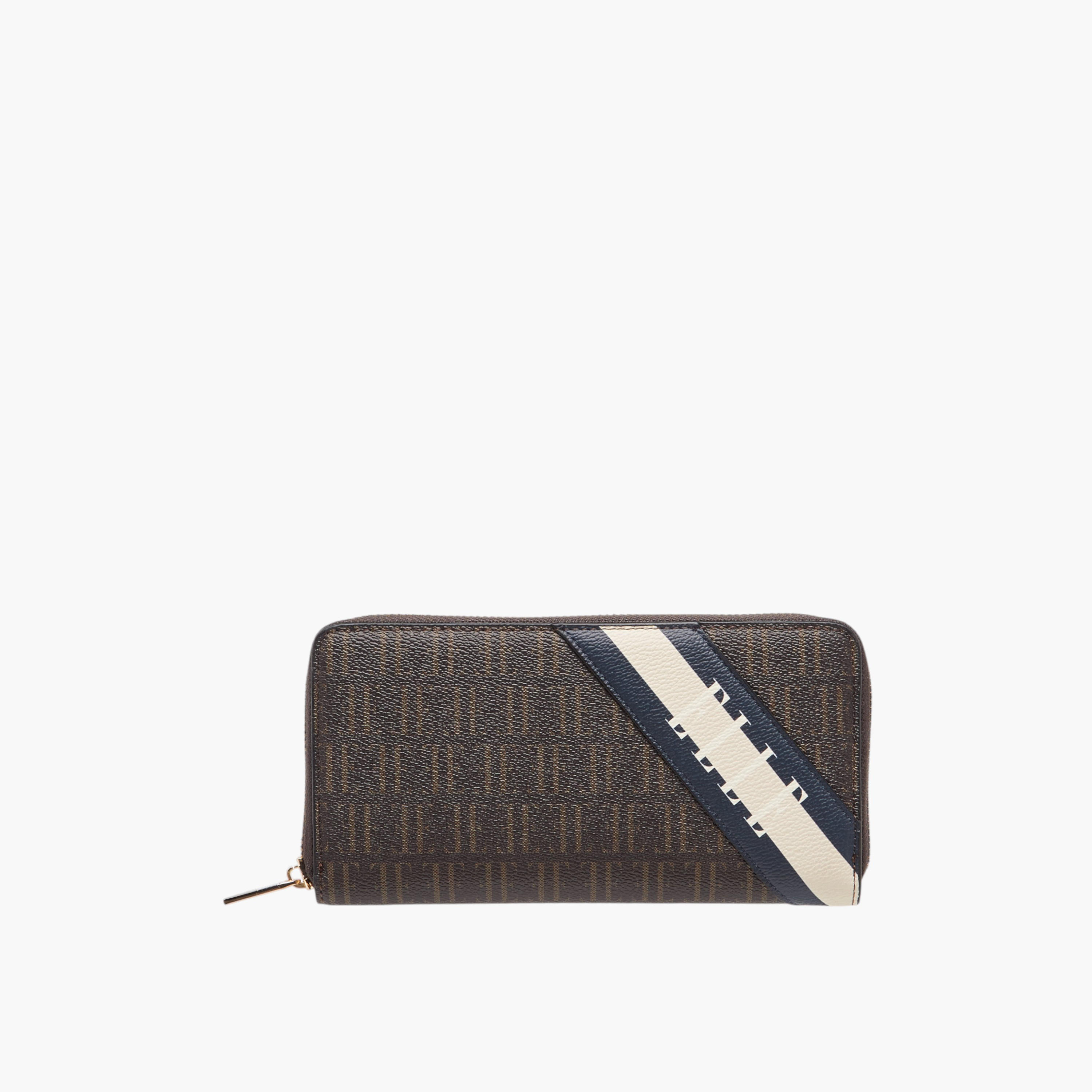 Elle Monogram Print Zip Around Wallet-women-bagsandwallets-handbags-image-1