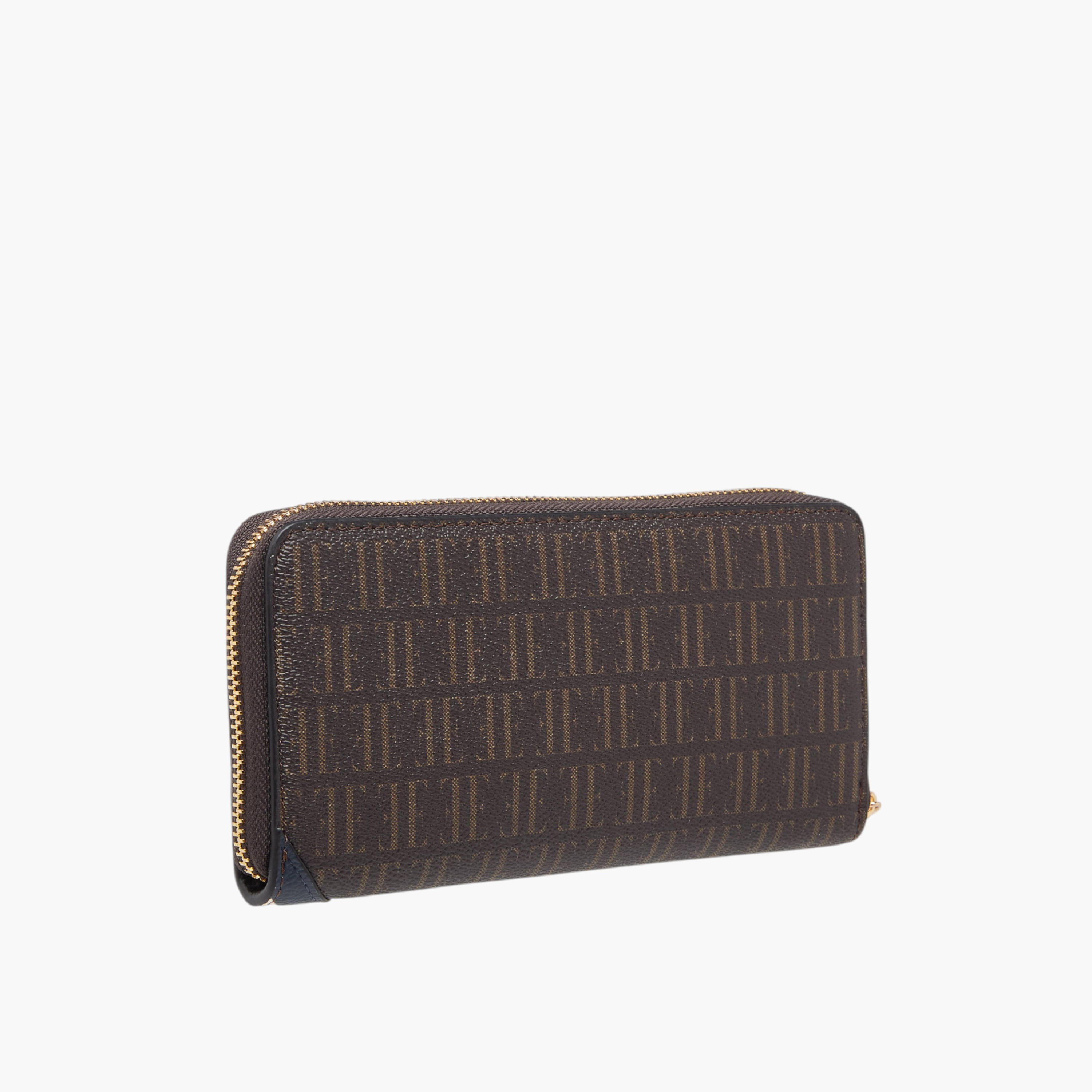 Elle Monogram Print Zip Around Wallet-women-bagsandwallets-handbags-image-3