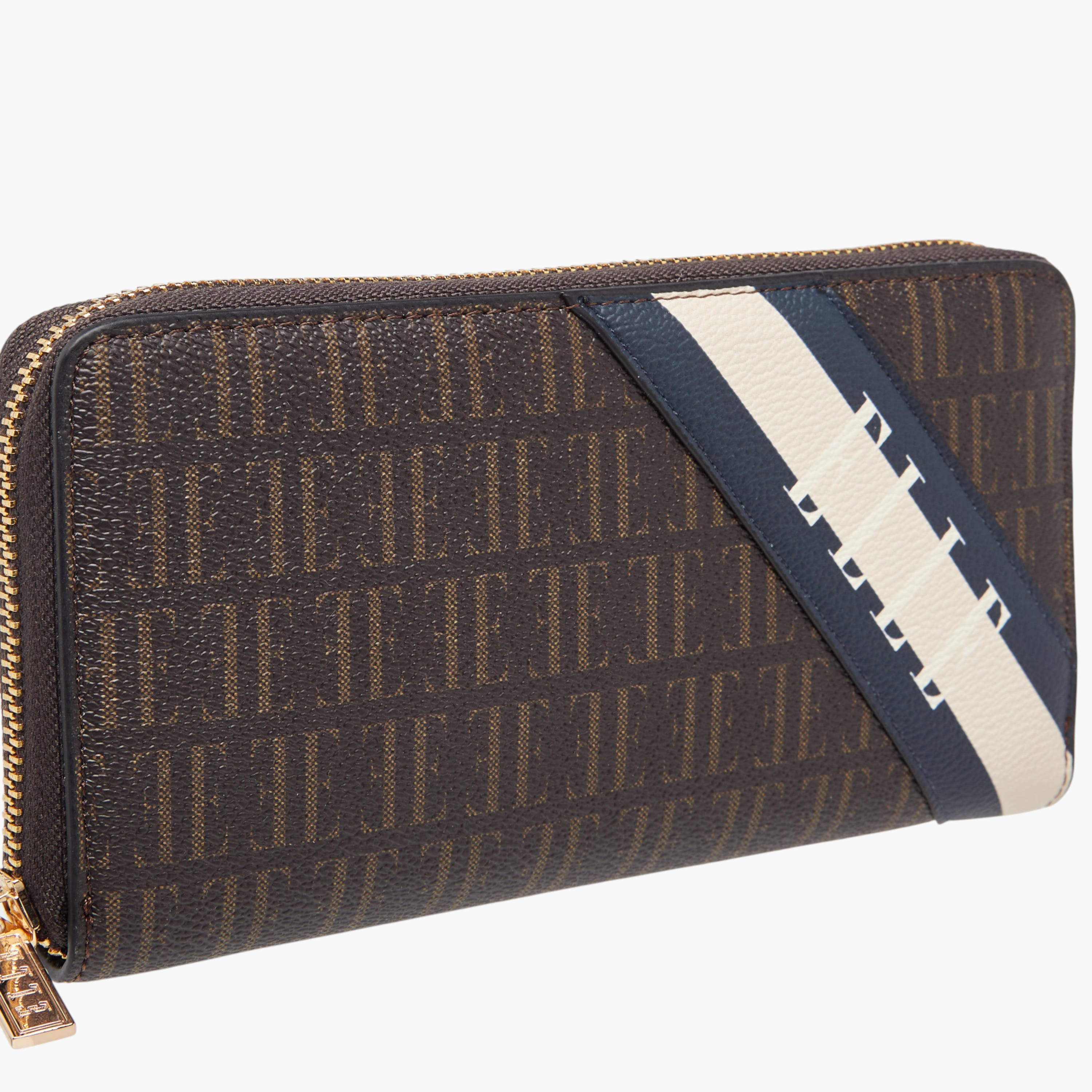 Elle Monogram Print Zip Around Wallet-women-bagsandwallets-handbags-image-4