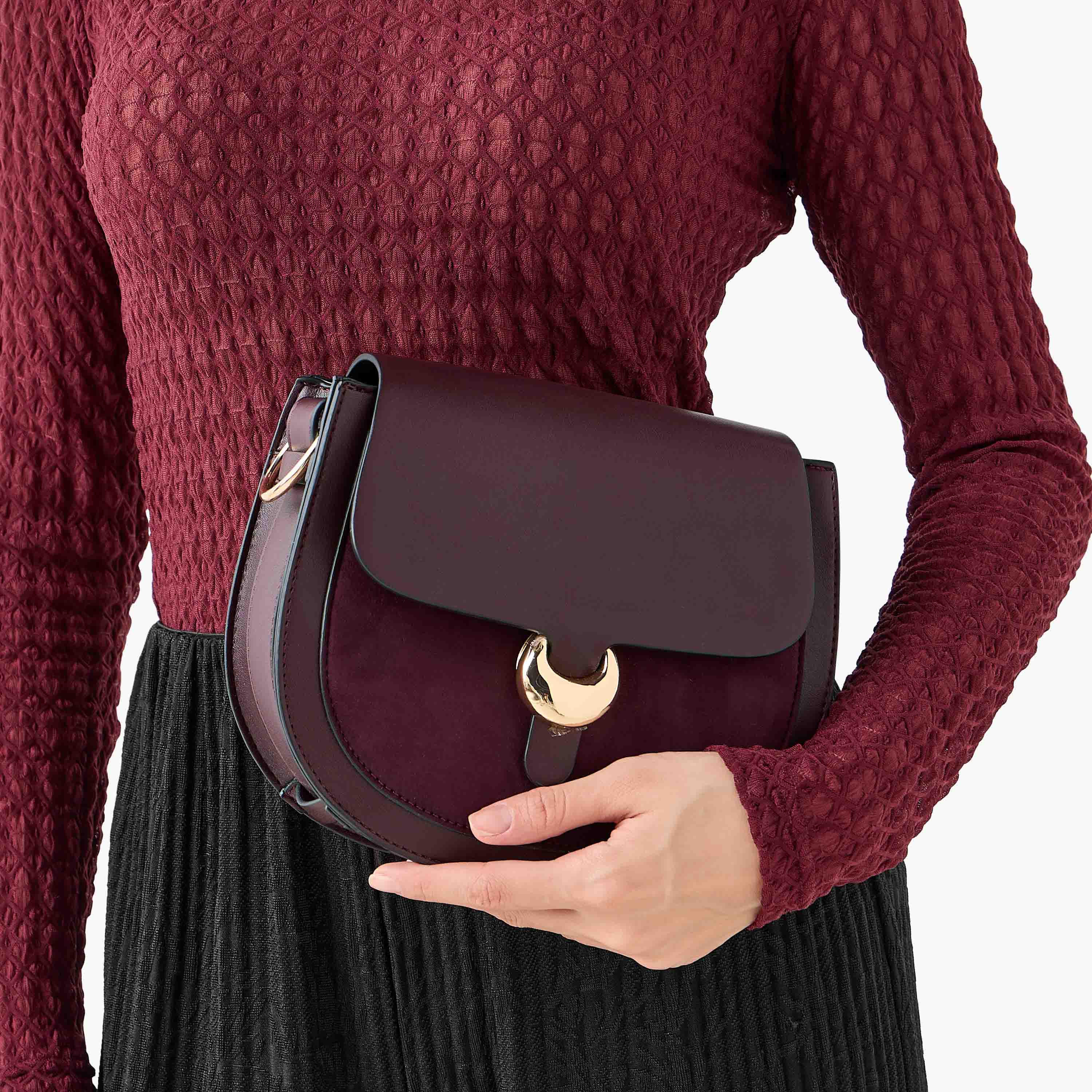 LUELLA GREY Venetia Solid Crossbody Bag with Detachable Strap-women-bagsandwallets-handbags-image-2