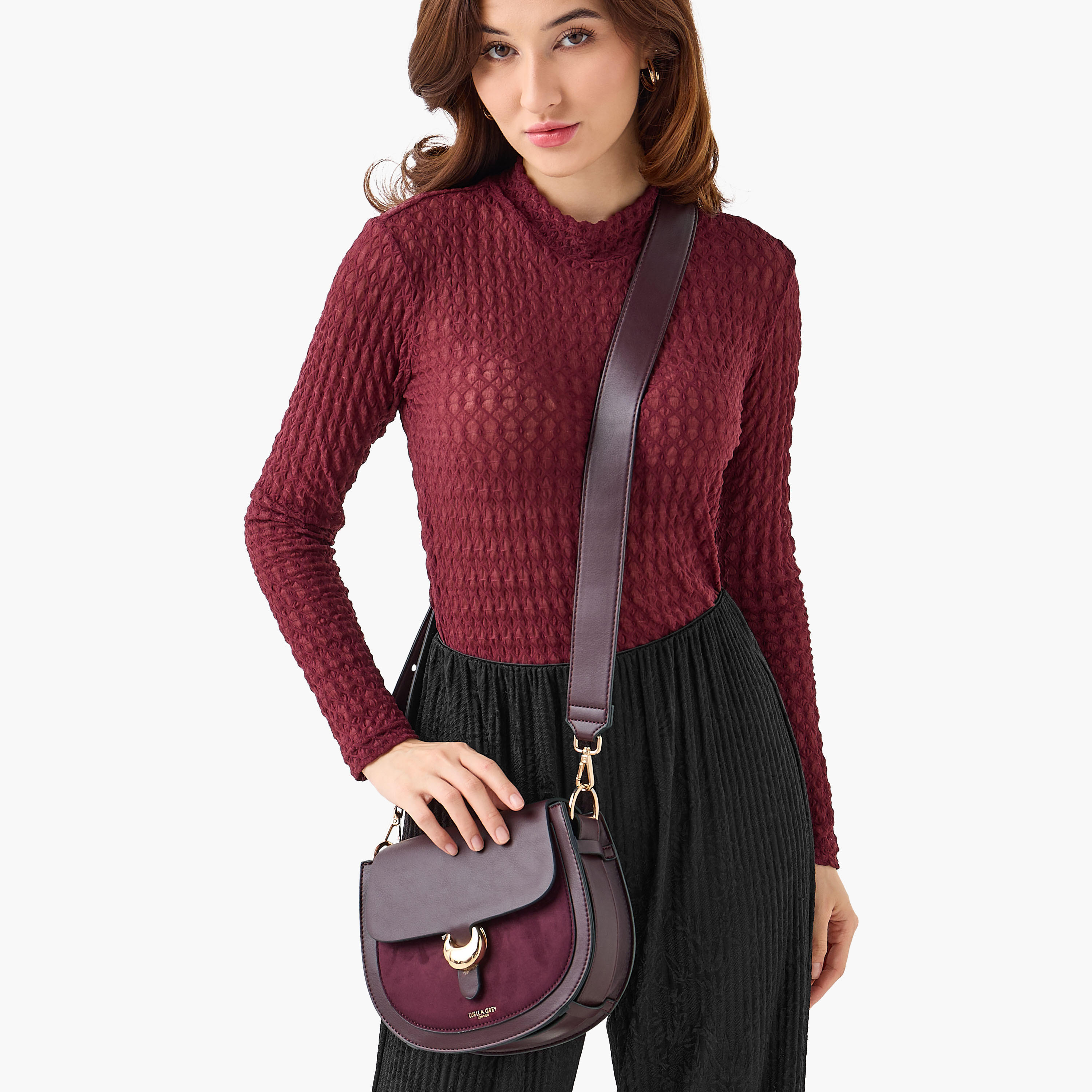 LUELLA GREY Venetia Solid Crossbody Bag with Detachable Strap-women-bagsandwallets-handbags-image-8