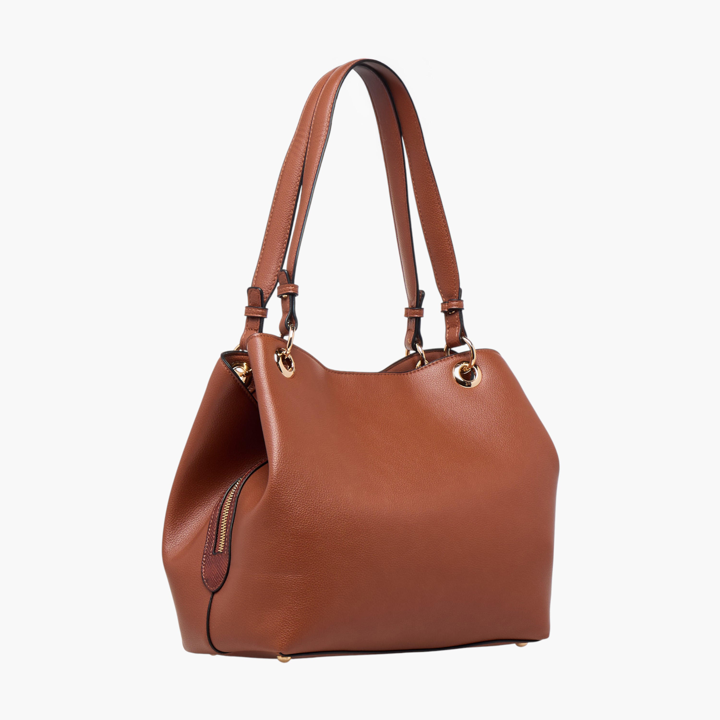 LUELLA GREY Sienna Solid Tote Bag with Double Handle-women-bagsandwallets-handbags-image-4