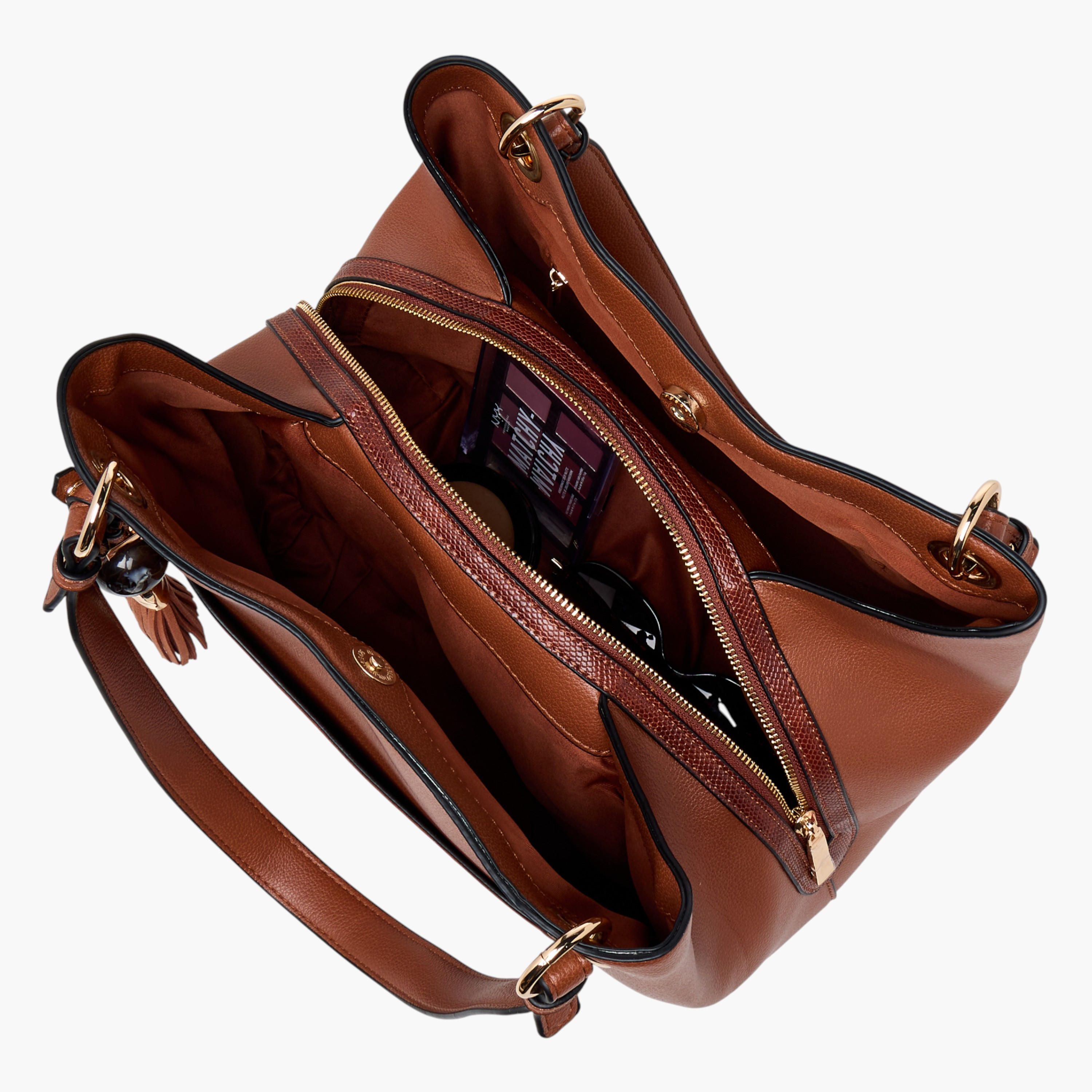 LUELLA GREY Sienna Solid Tote Bag with Double Handle-women-bagsandwallets-handbags-image-8