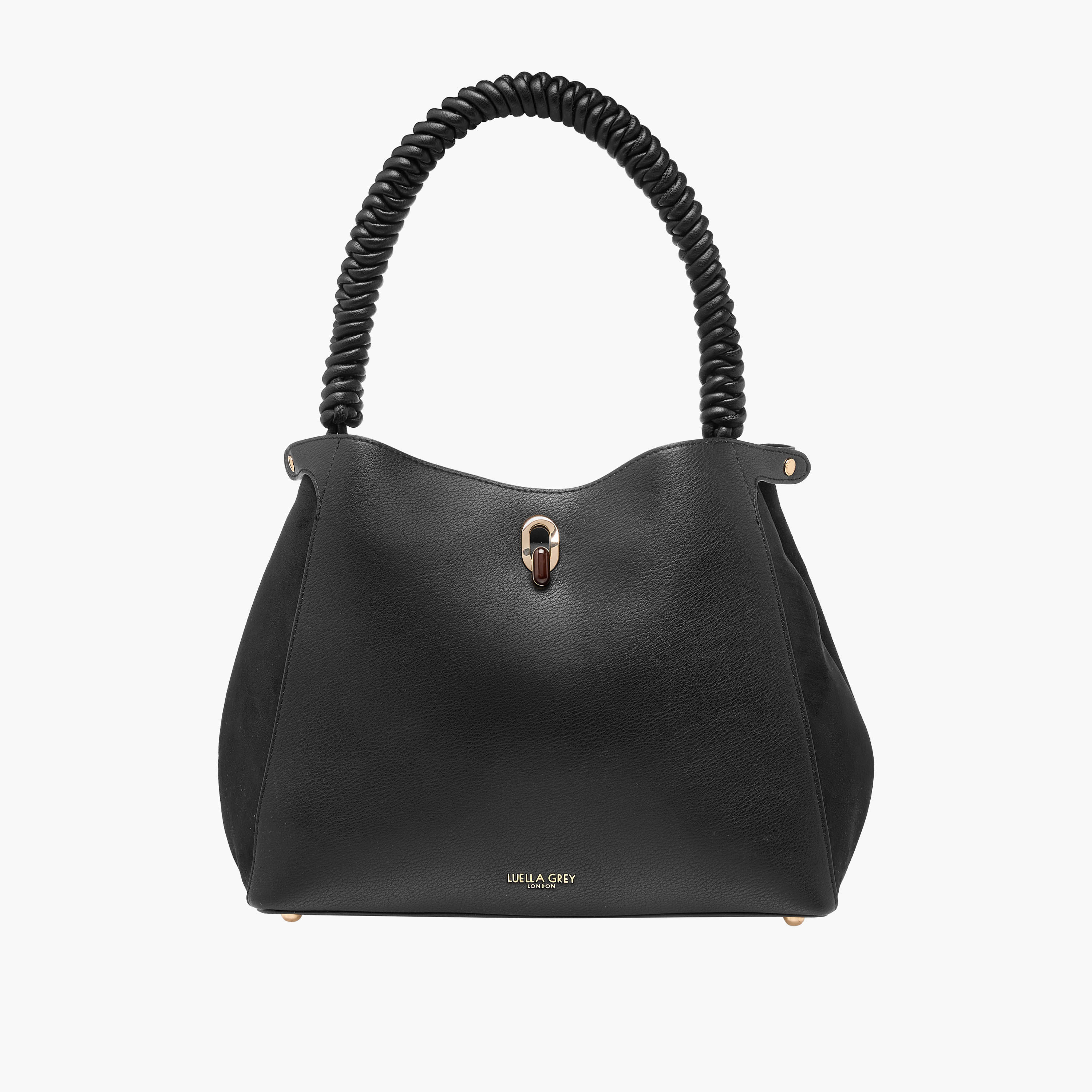 شنطة بارزة الملمس بمقبض سايمون من لويلا جراي-women-bagsandwallets-handbags-image-1