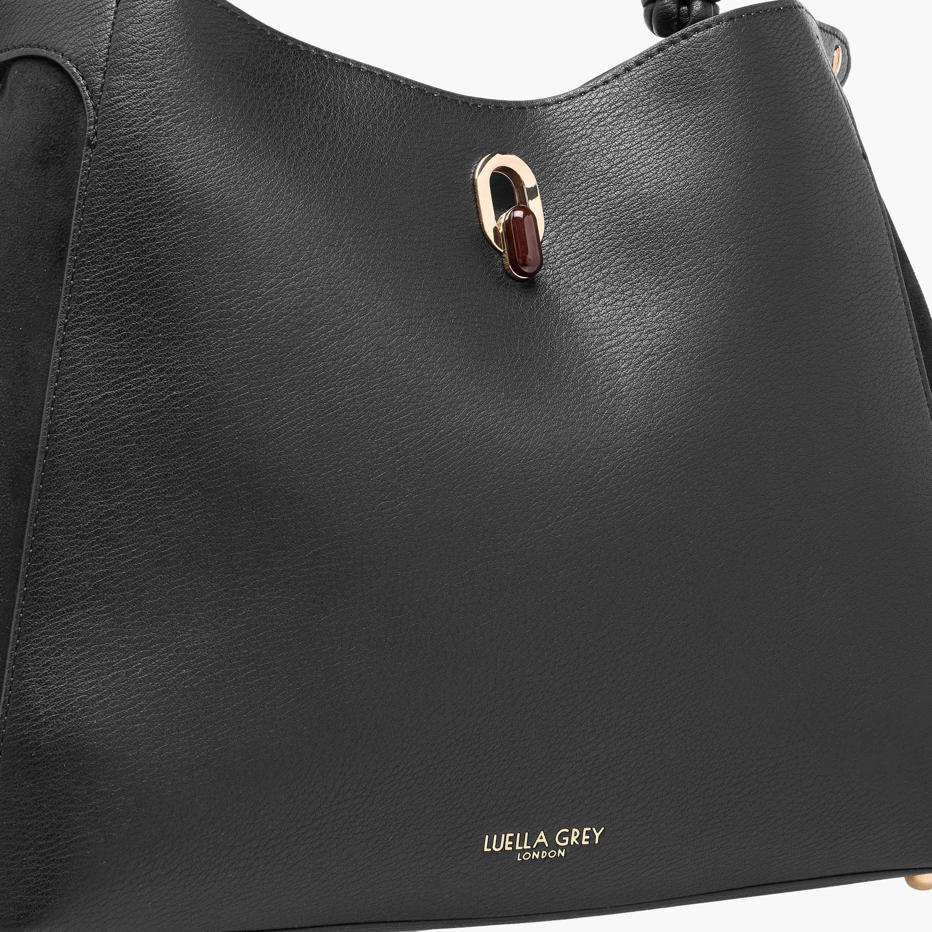 شنطة بارزة الملمس بمقبض سايمون من لويلا جراي-women-bagsandwallets-handbags-image-5