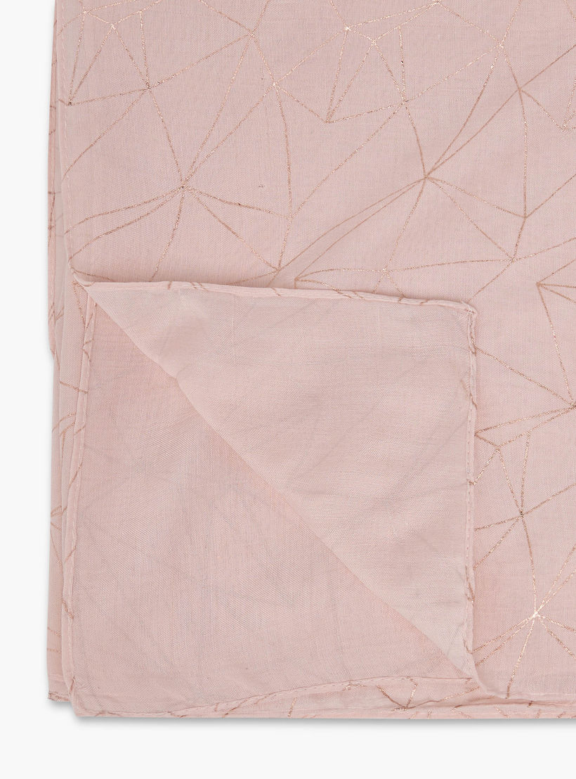 وشاح بطبعات زهرية - 185x60 سم-women-clothingaccessories-scarves-image-3