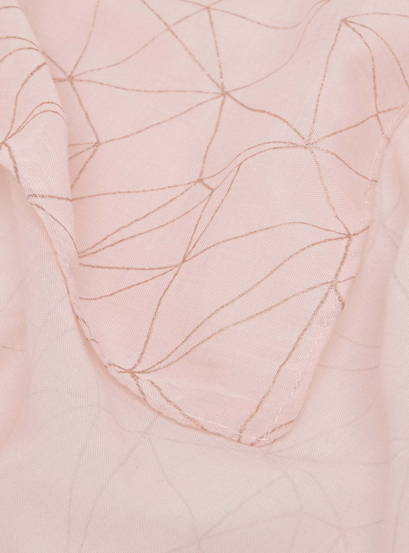 وشاح بطبعات زهرية - 185x60 سم-women-clothingaccessories-scarves-image-4