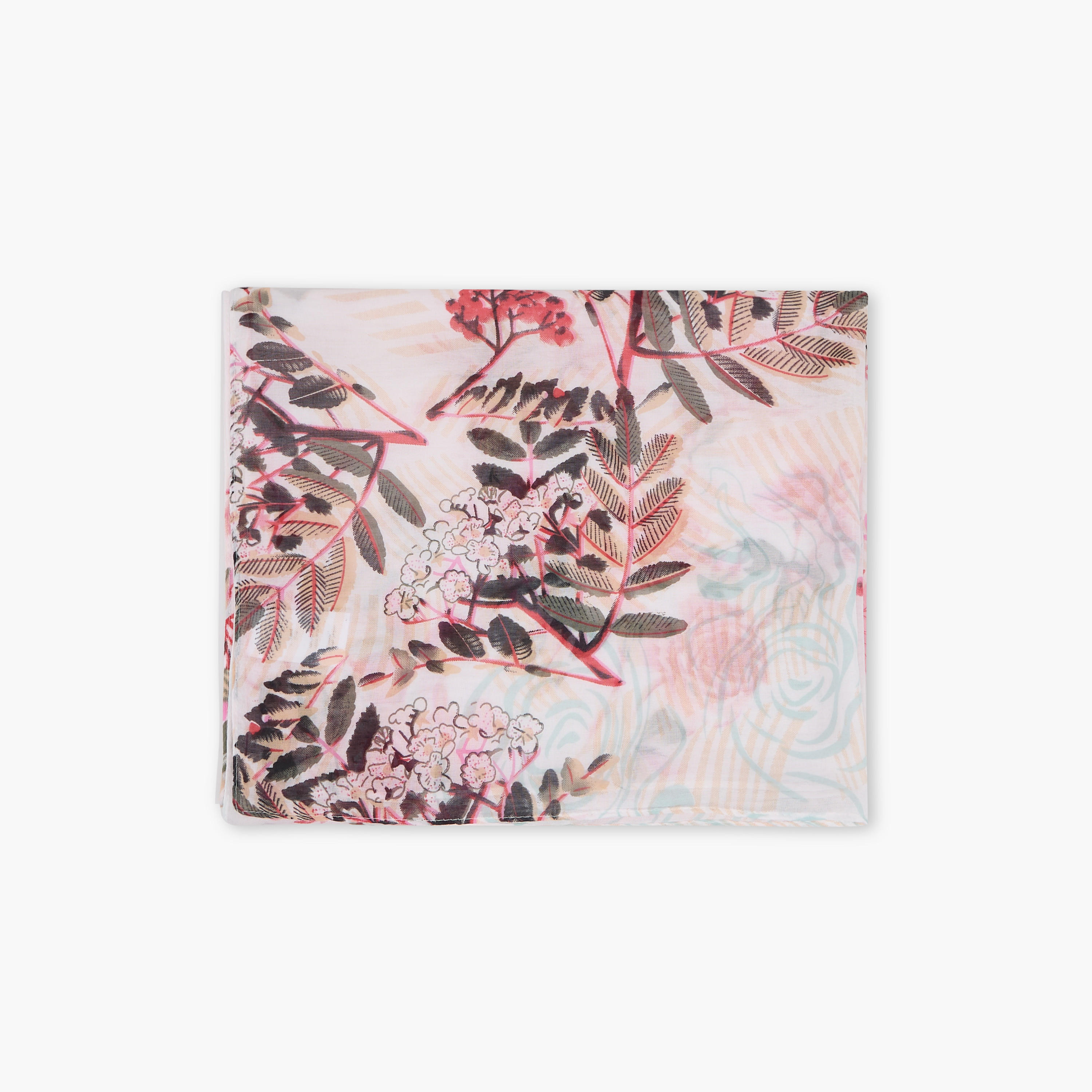 Floral Print Scarf - 185x60 cms-women-clothingaccessories-scarves-image-14