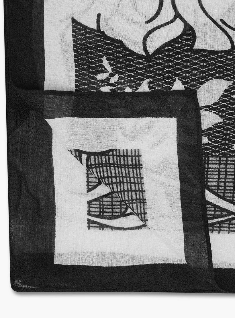 وشاح بطبعات زهرية - 185x60 سم-women-clothingaccessories-scarves-image-3
