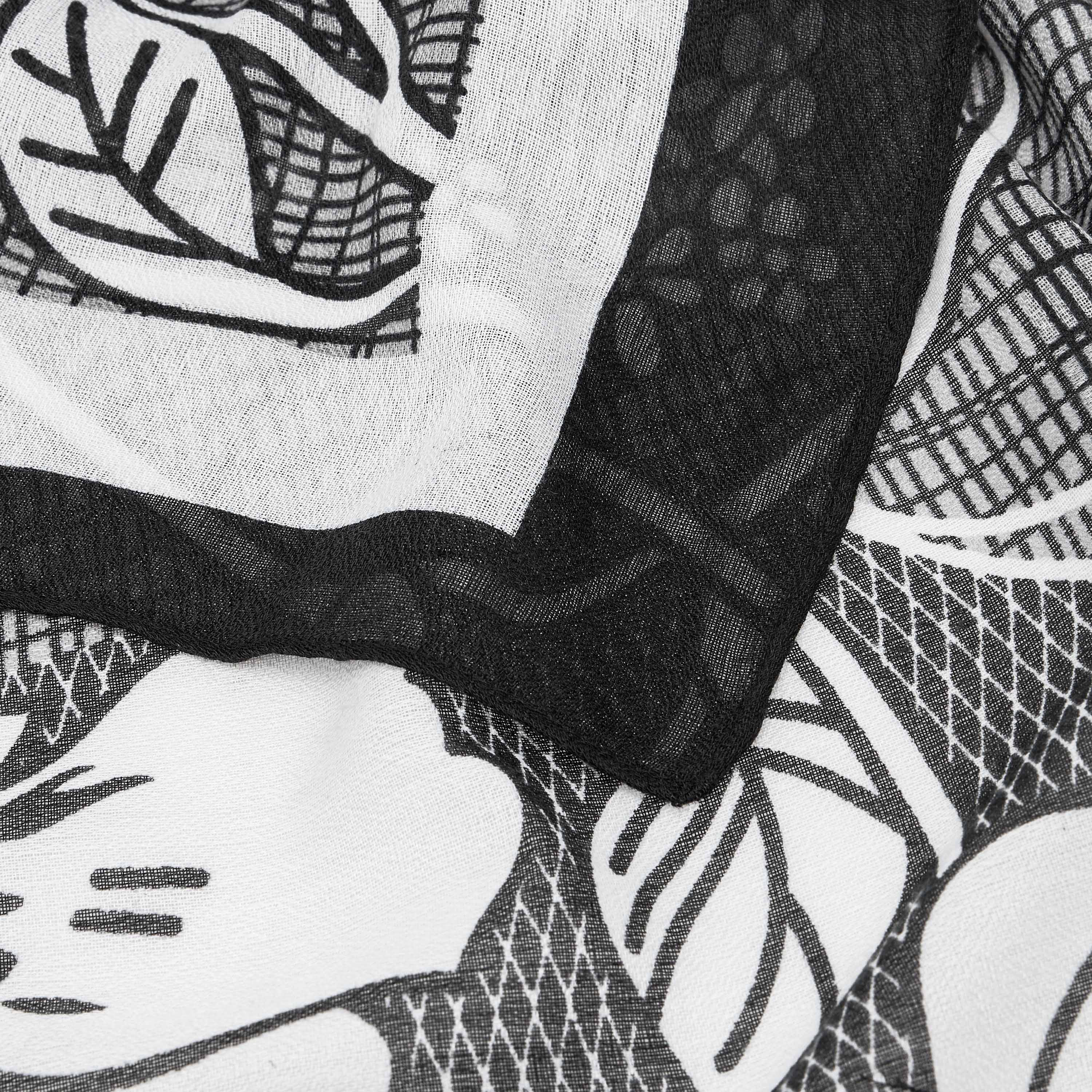 Floral Print Scarf - 185x60 cms-women-clothingaccessories-scarves-image-8