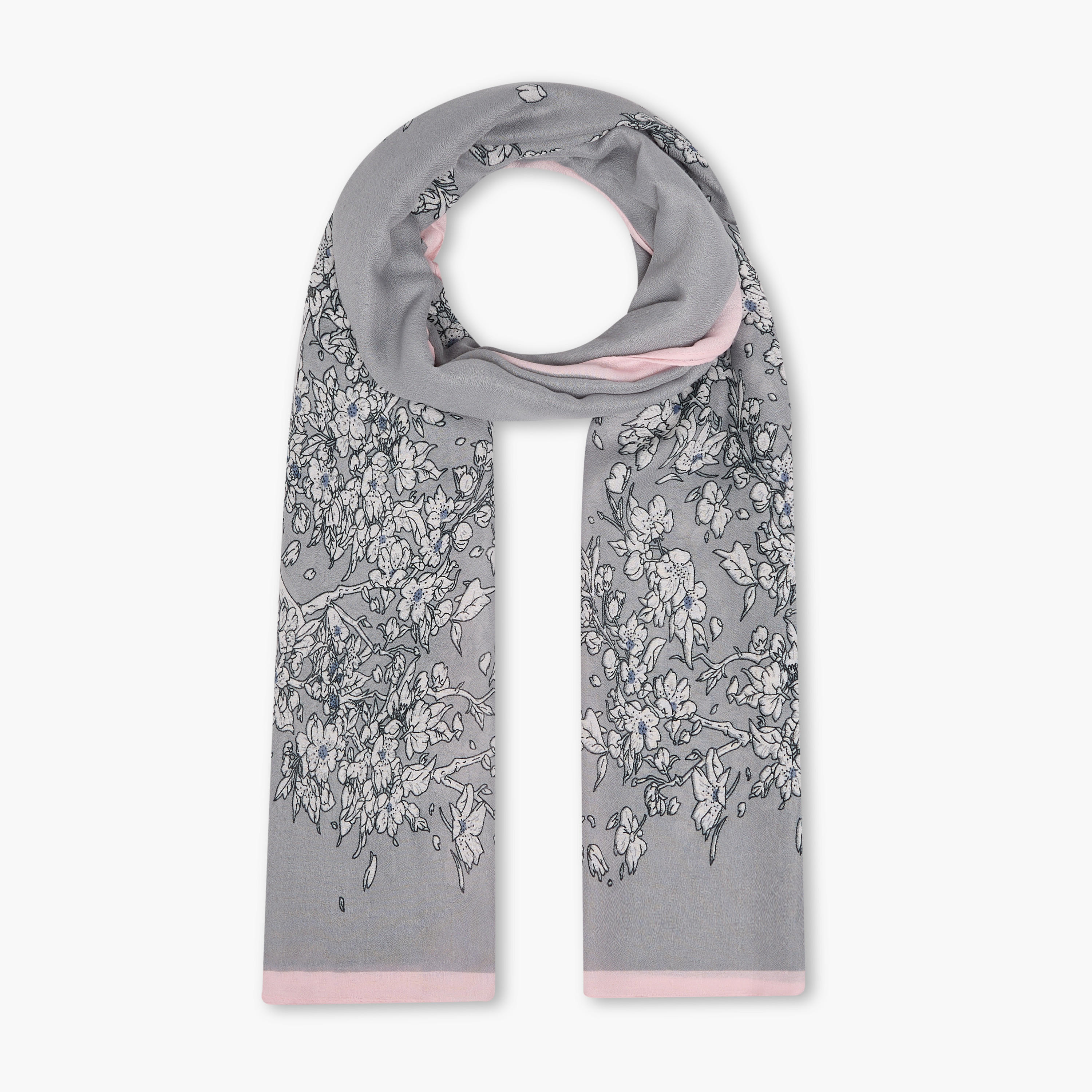 Floral Print Scarf - 185x60 cms-women-clothingaccessories-scarves-image-1