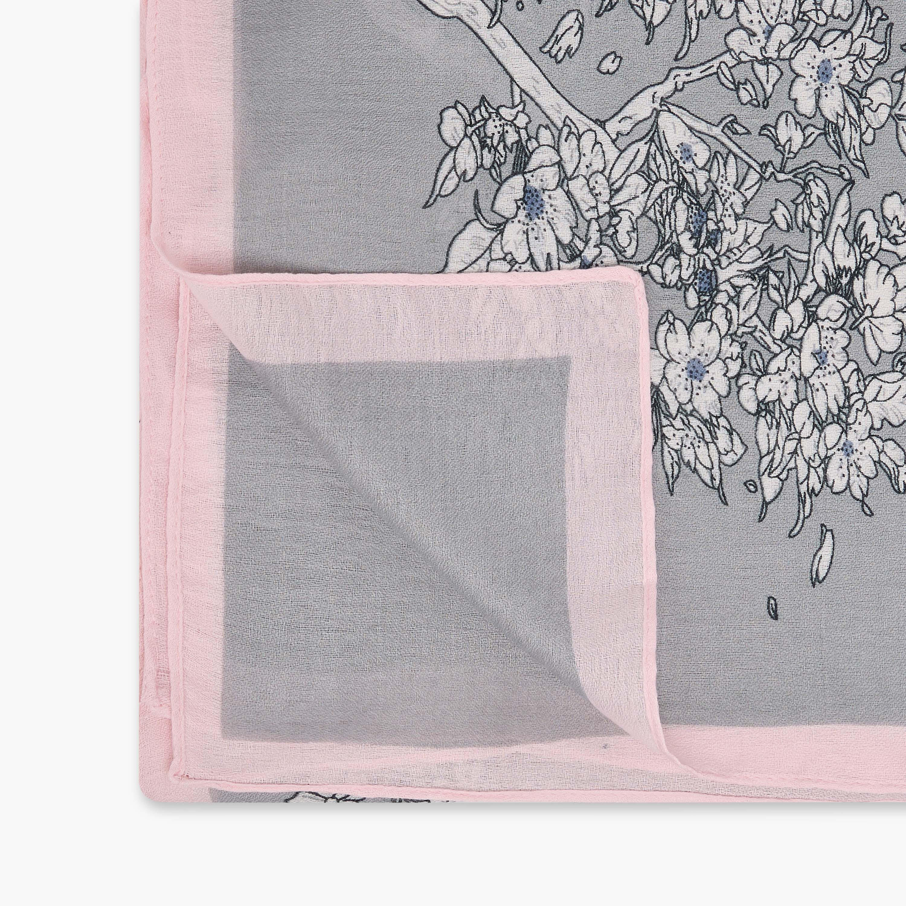 Floral Print Scarf - 185x60 cms-women-clothingaccessories-scarves-image-3