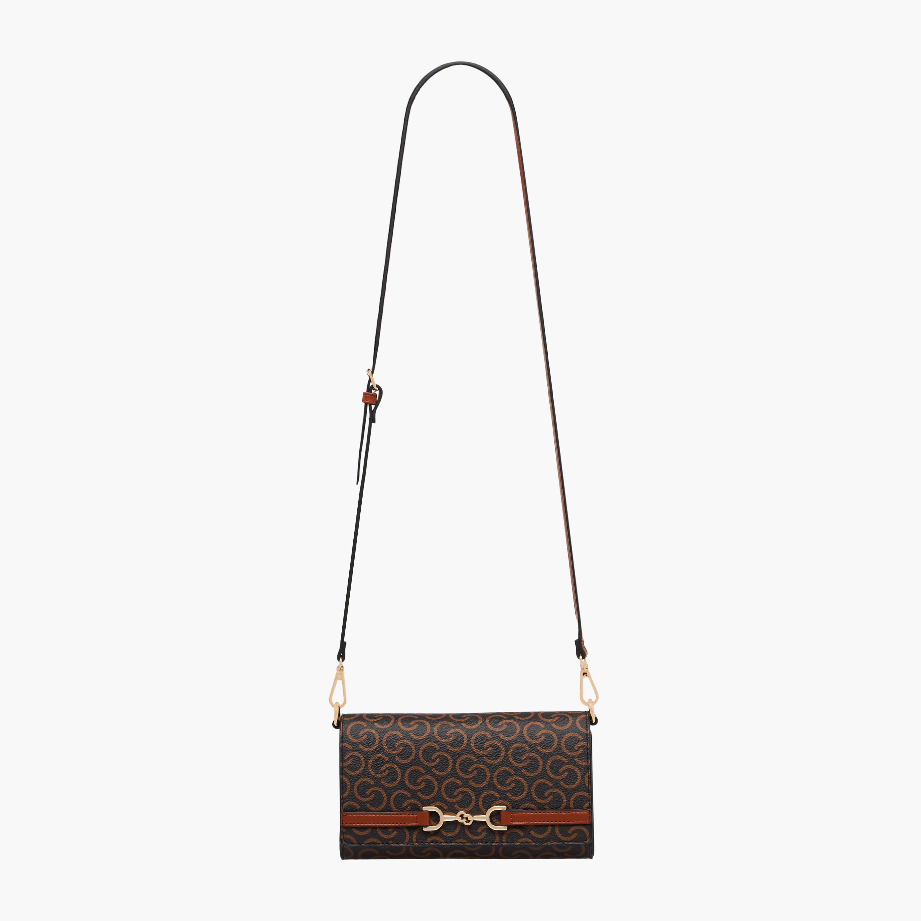 Celeste Monogram Print Crossbody Bag with Button Closure-women-bagsandwallets-handbags-image-3