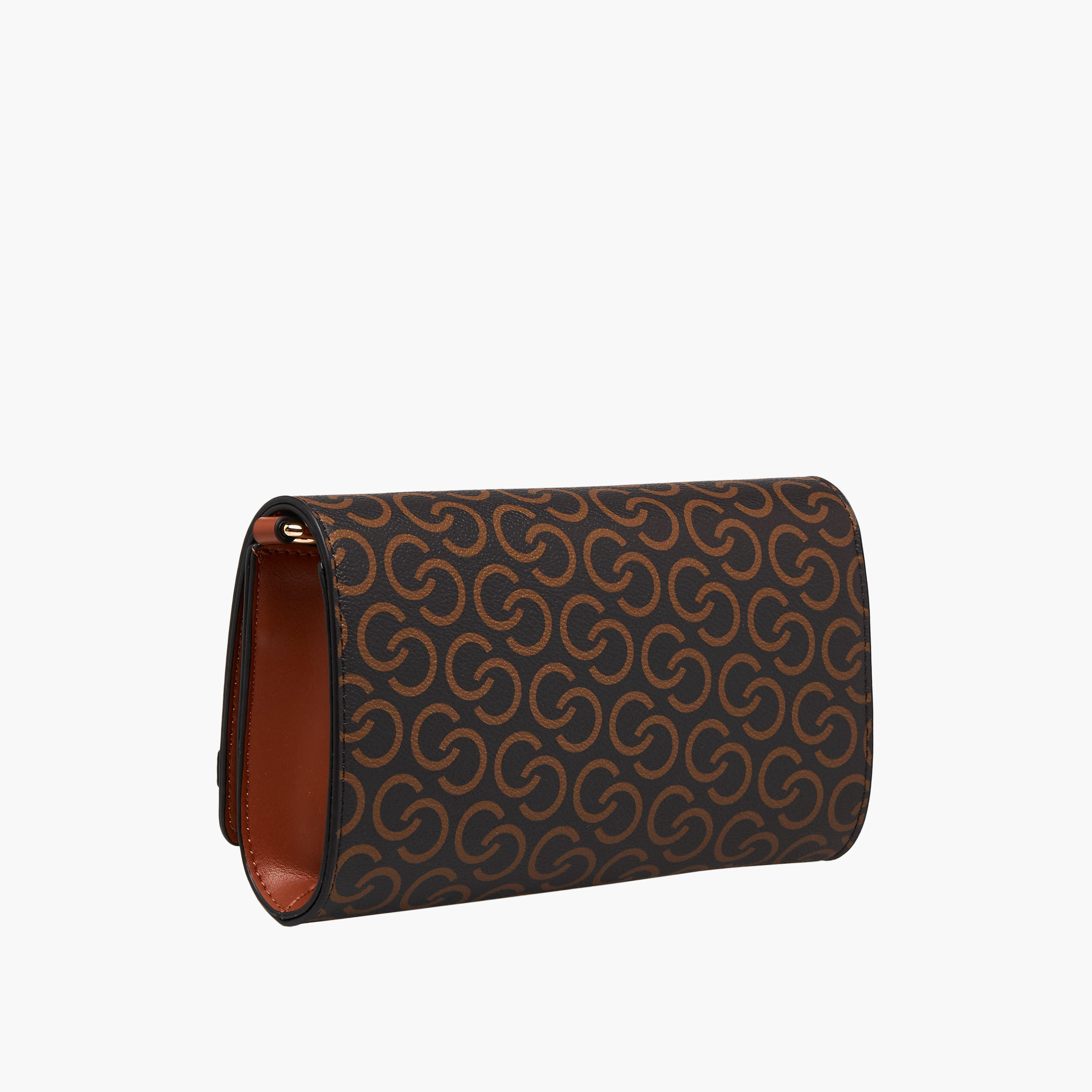 Celeste Monogram Print Crossbody Bag with Button Closure-women-bagsandwallets-handbags-image-4