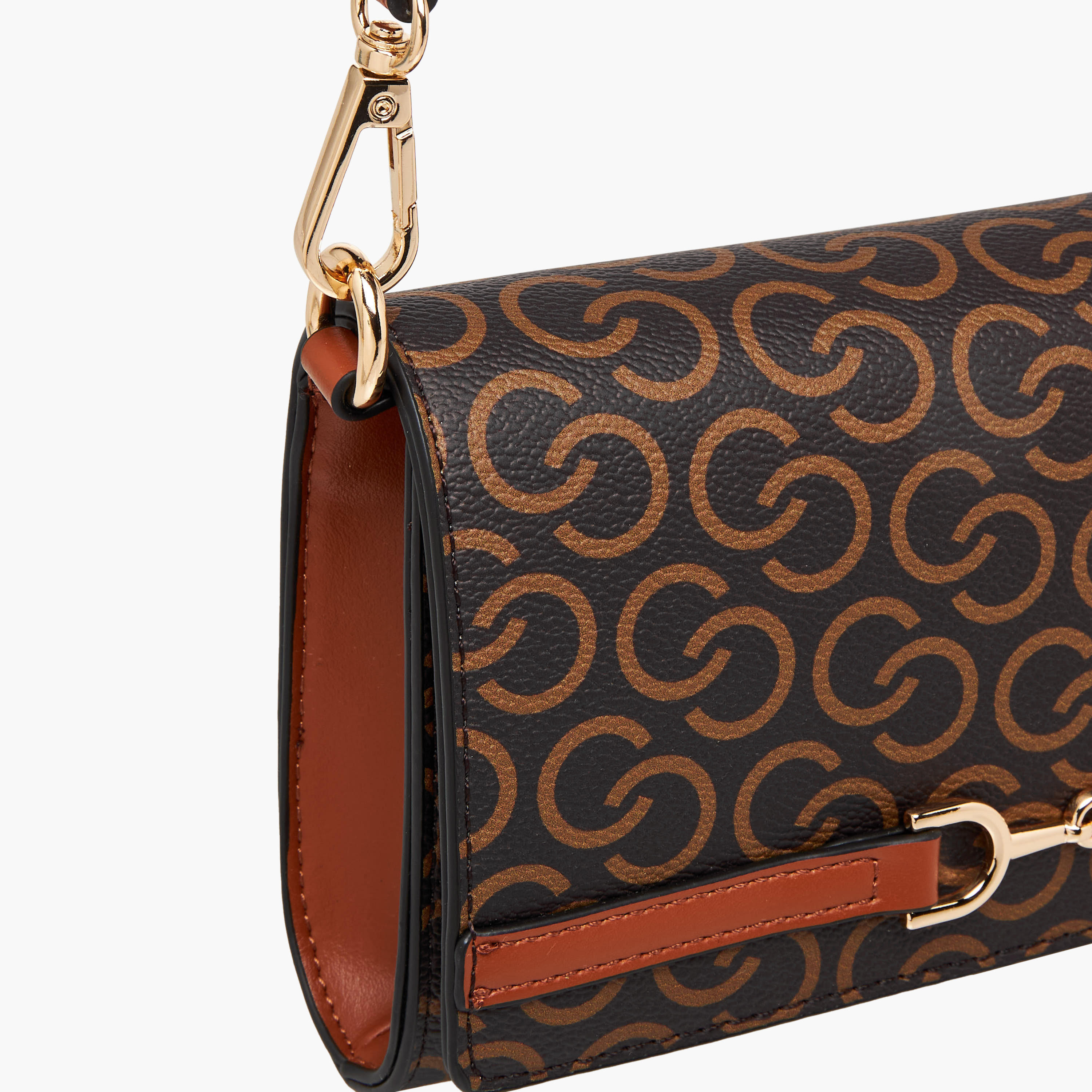 Celeste Monogram Print Crossbody Bag with Button Closure-women-bagsandwallets-handbags-image-5