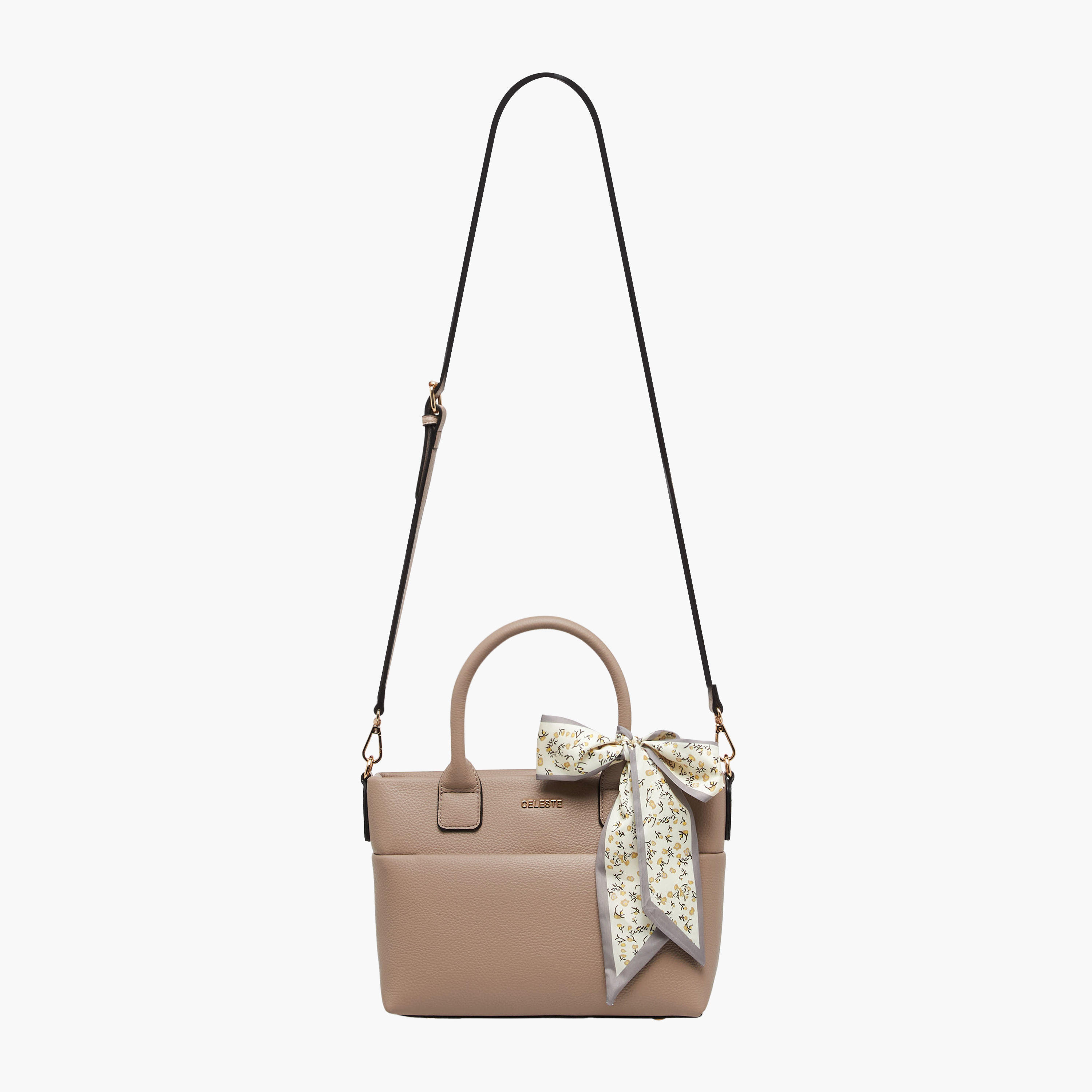 Celeste Solid Tote Bag with Bow Accent-women-bagsandwallets-handbags-image-3