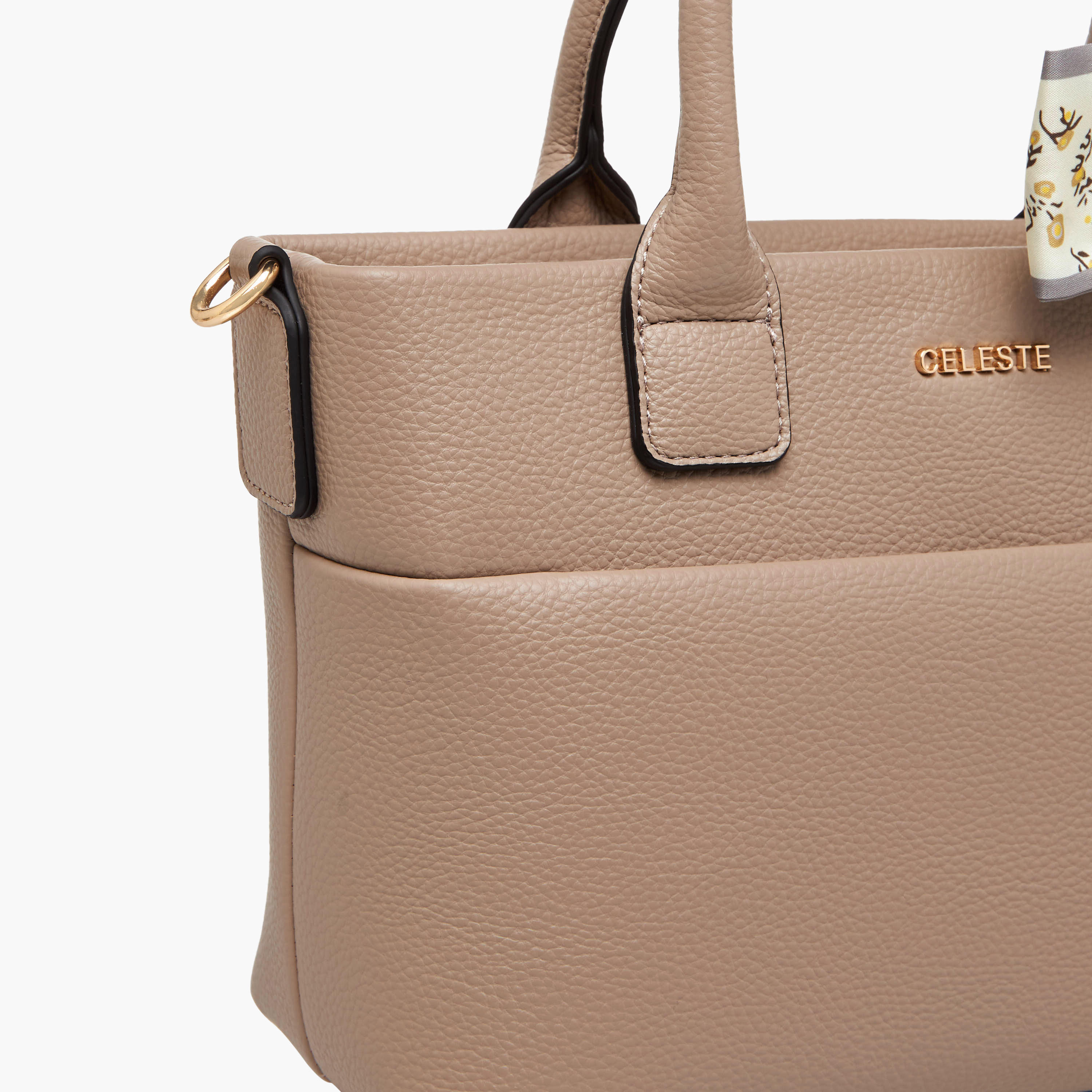 Celeste Solid Tote Bag with Bow Accent-women-bagsandwallets-handbags-image-6
