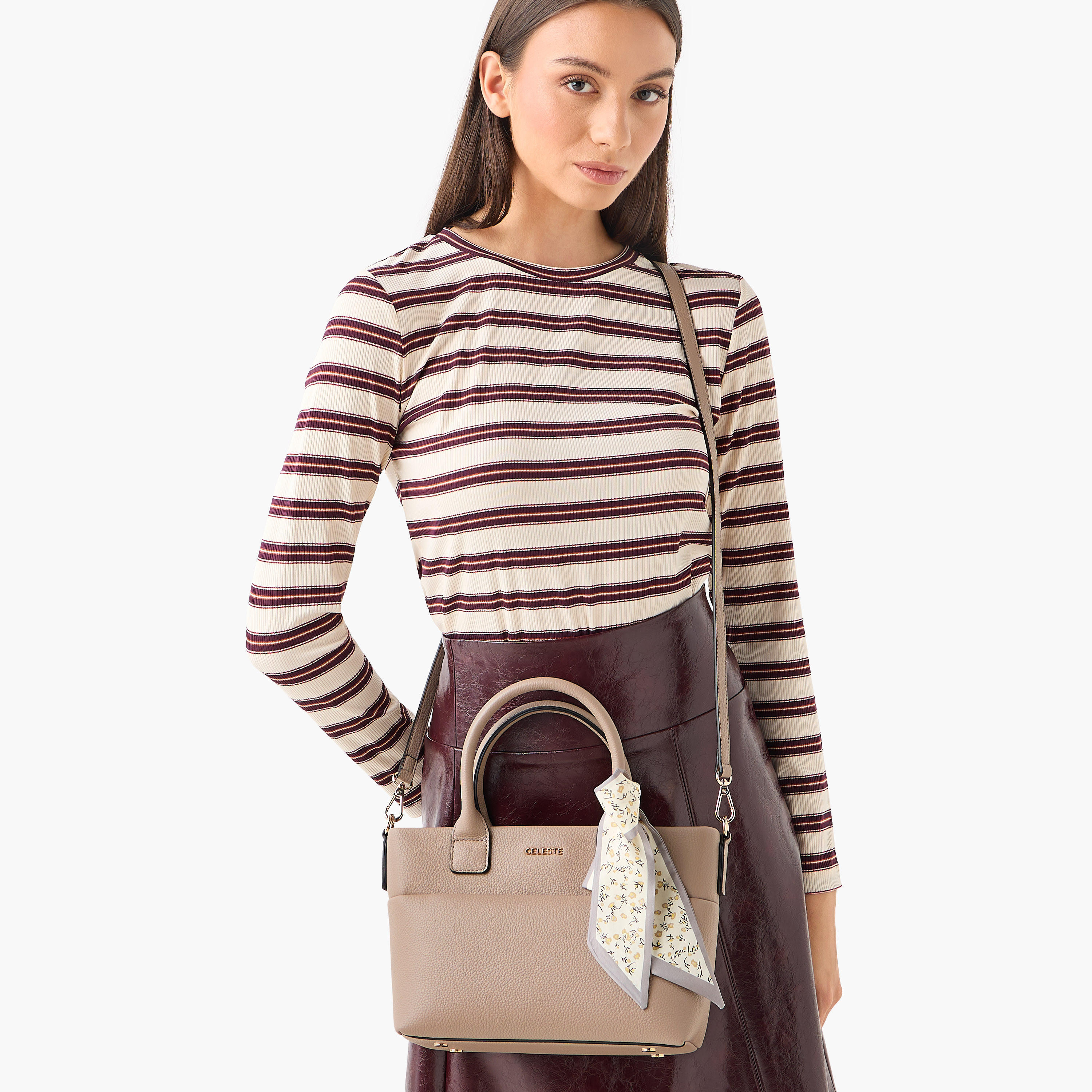 Celeste Solid Tote Bag with Bow Accent-women-bagsandwallets-handbags-image-8