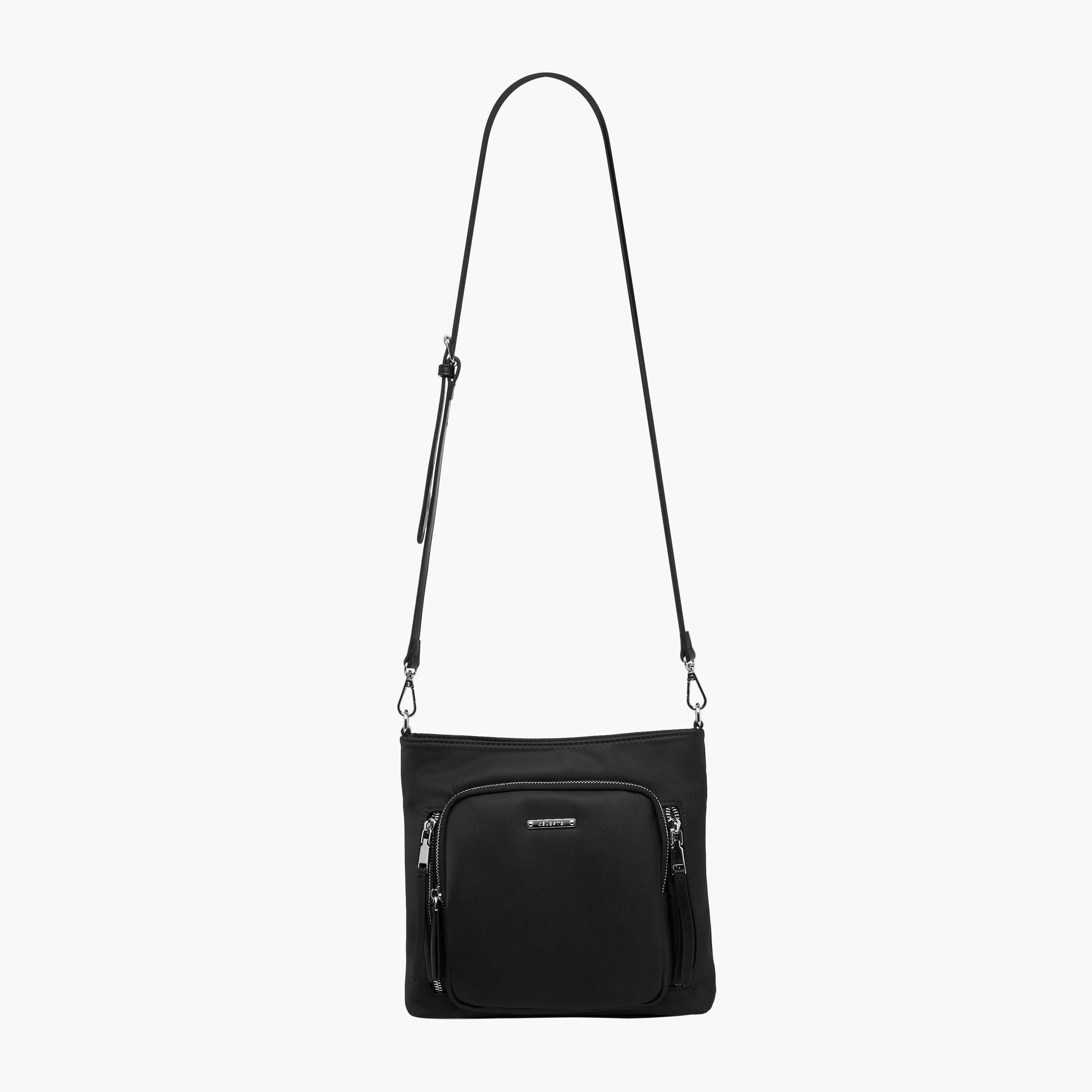 Celeste Solid Crossbody Bag with Zip Closure-women-bagsandwallets-handbags-image-3