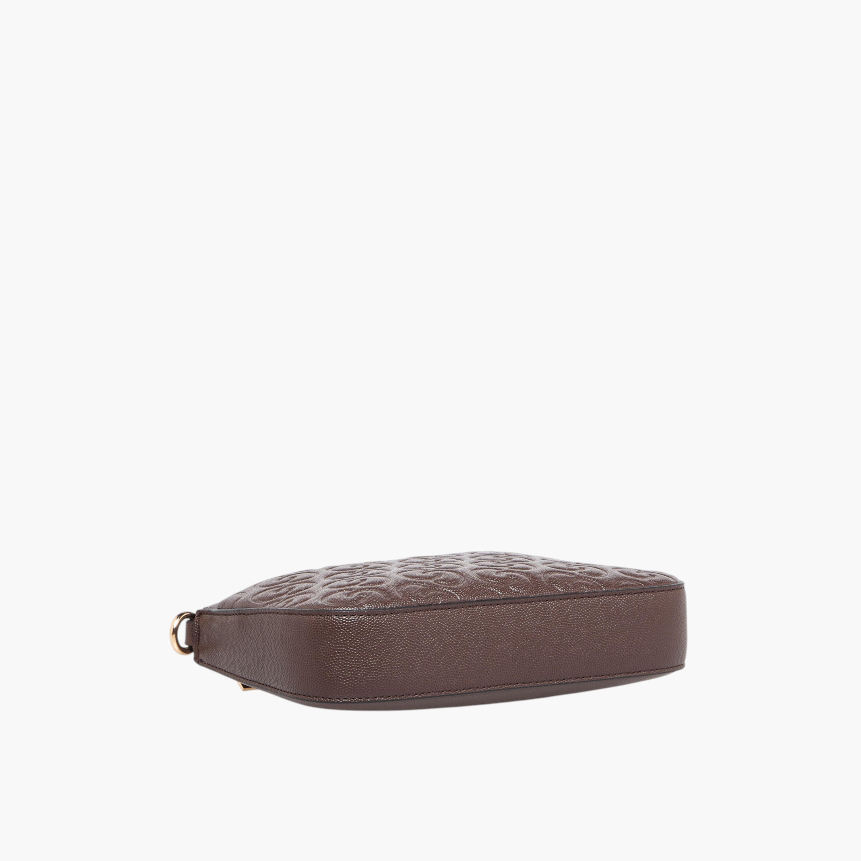 شنطة كروس بودي بنقوش مونوجرام وحزام سلسلة قابل للفصل وسحاب إغلاق من سيليست-women-bagsandwallets-handbags-image-6