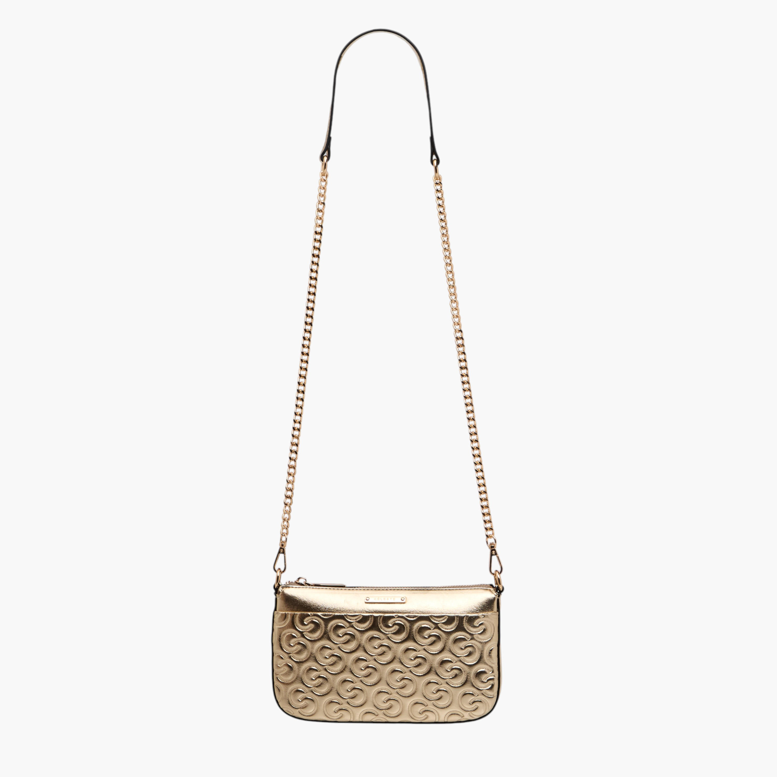 Celeste Monogram Embossed Crossbody Bag with Detachable Chain Strap-women-bagsandwallets-handbags-image-2