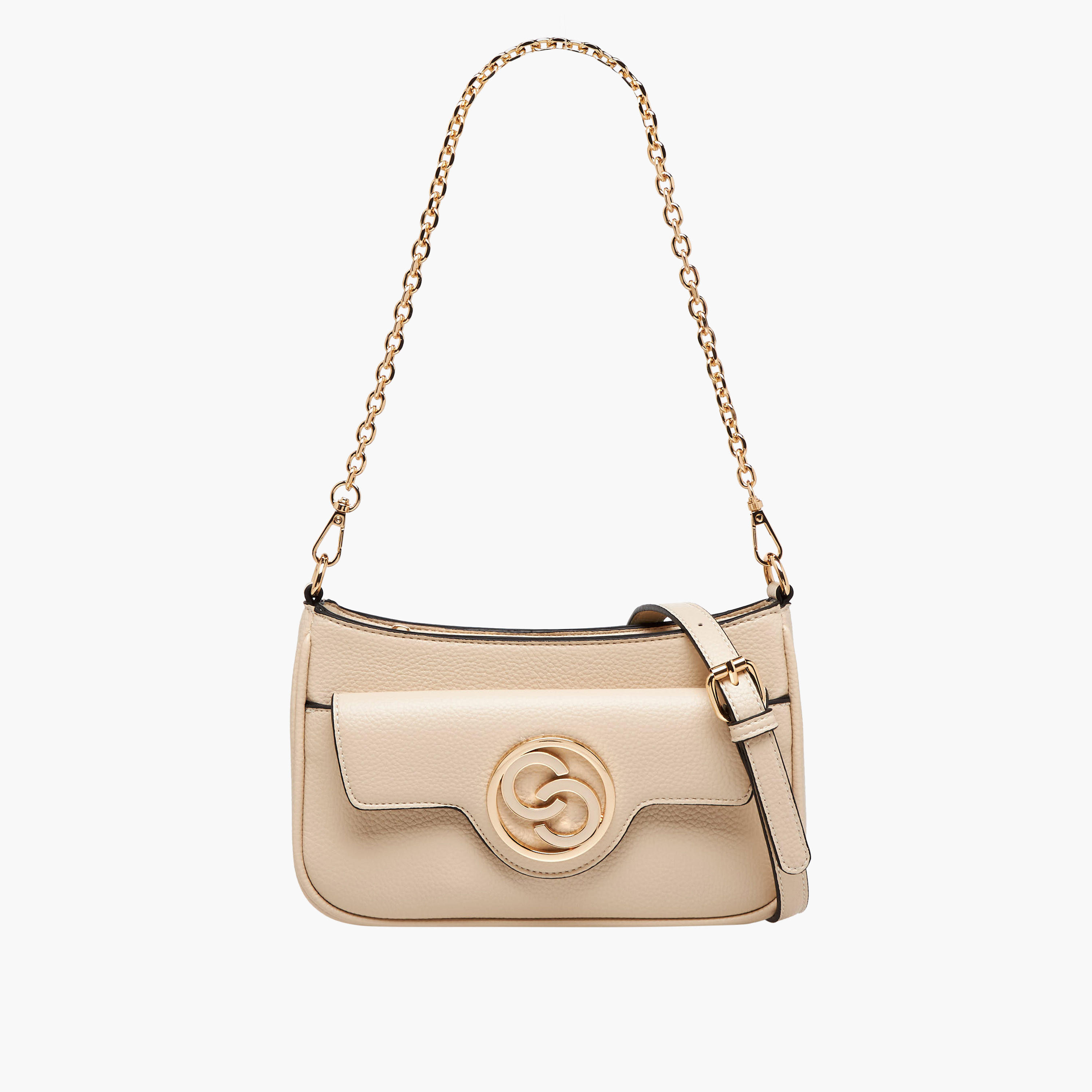 Celeste Logo Accent Crossbody Bag with Zip Closure-women-bagsandwallets-handbags-image-1