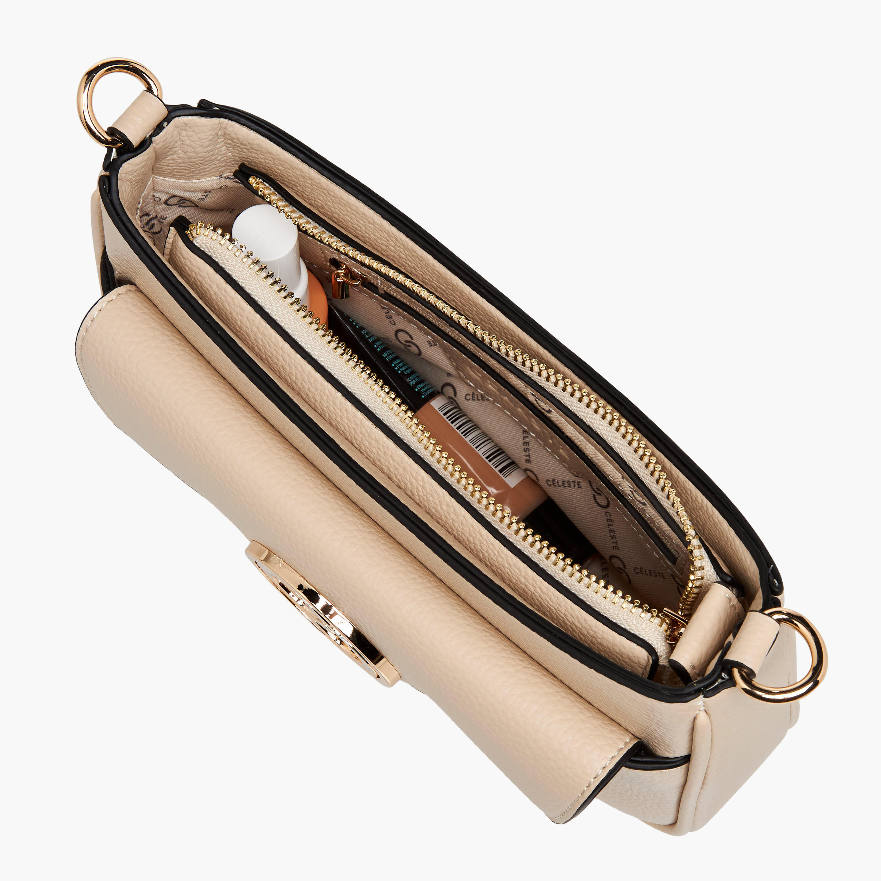Celeste Logo Accent Crossbody Bag with Zip Closure-women-bagsandwallets-handbags-image-9