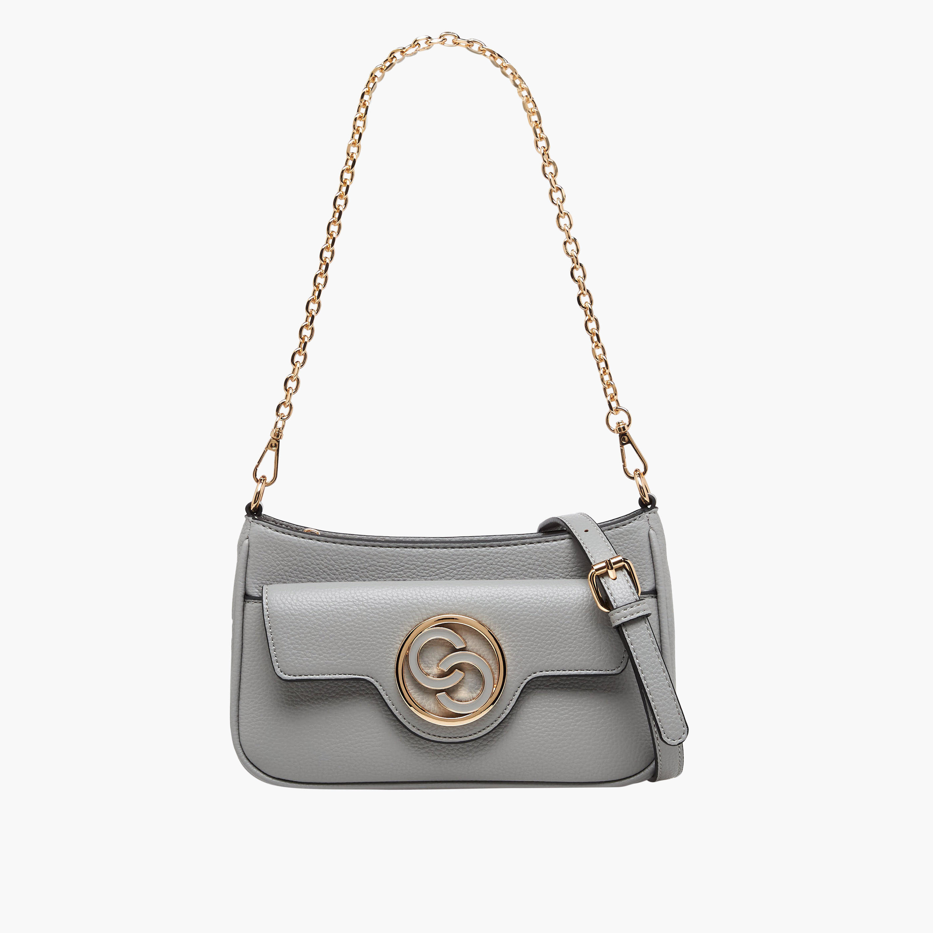 Celeste Logo Accent Crossbody Bag with Zip Closure-women-bagsandwallets-handbags-image-1