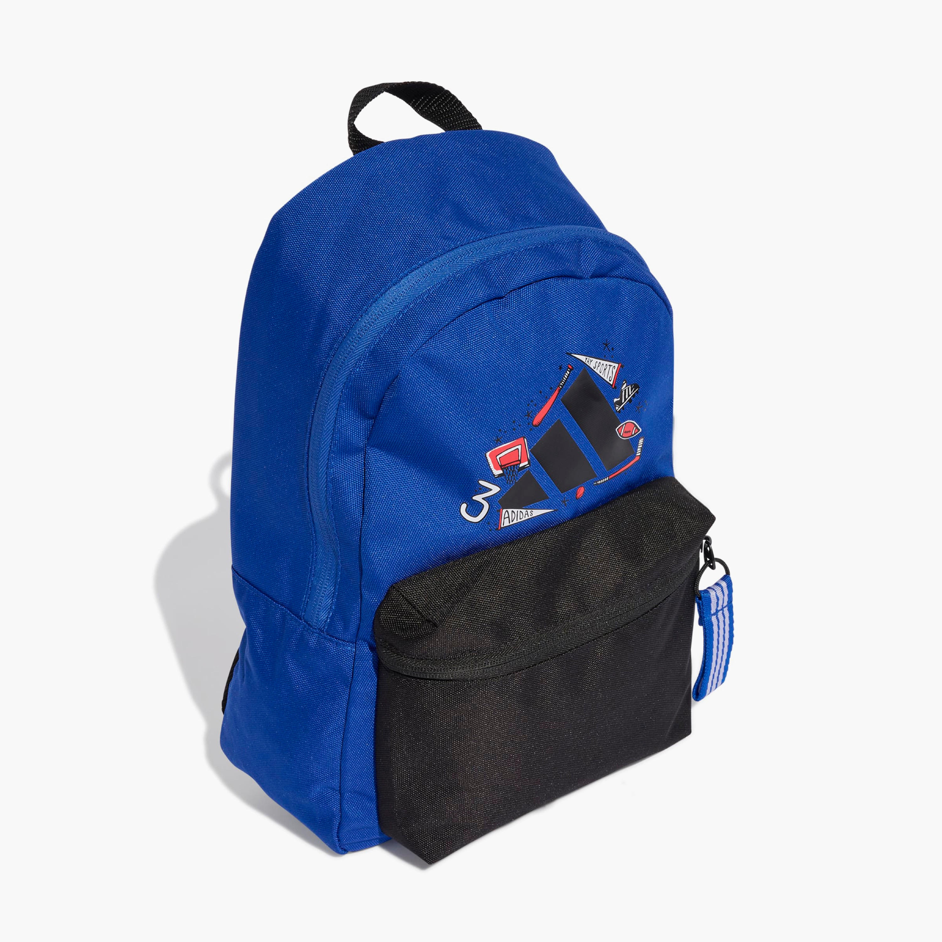 adidas Printed School Backpack with Adjustable Shoulder Straps and Zip Closure - 19x30x46 cm-school-bagsandbackpacks-backpacks-image-2